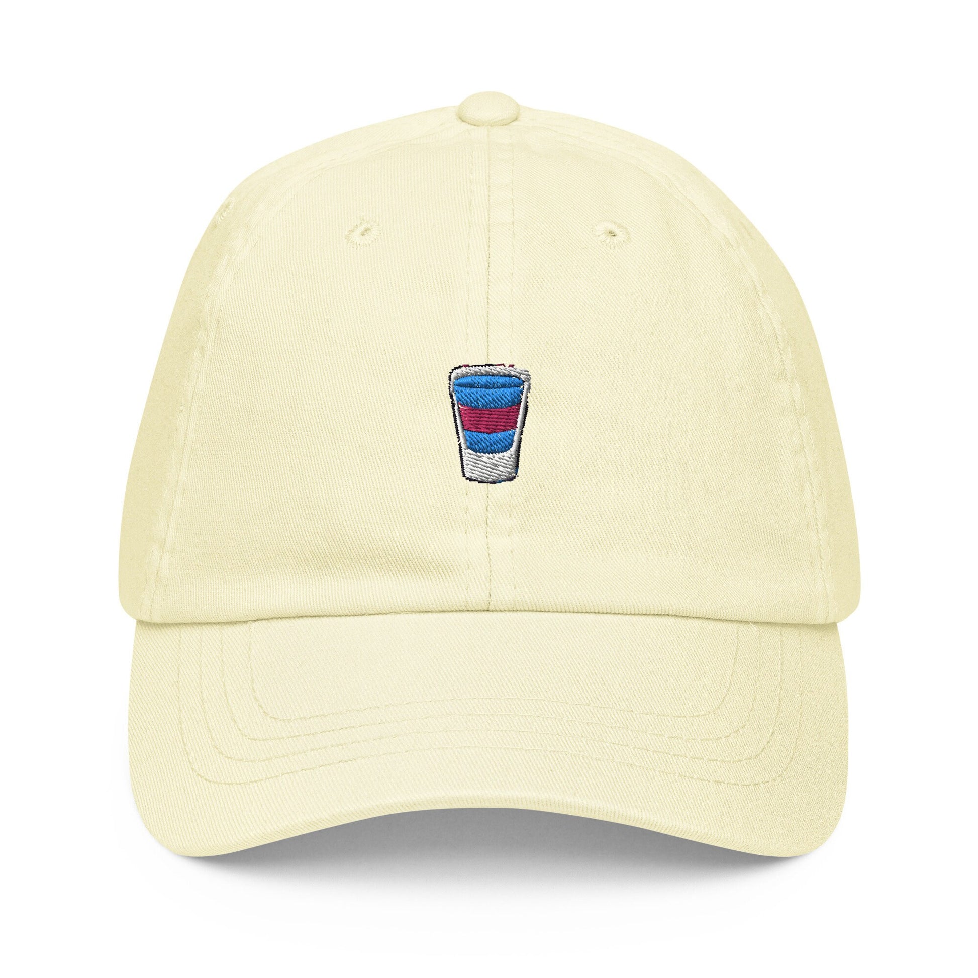 Tequila Shot Dad Hat - Gift for Mexican Spirit Lovers and Party Goers - Pastel Cotton Embroidered Cap