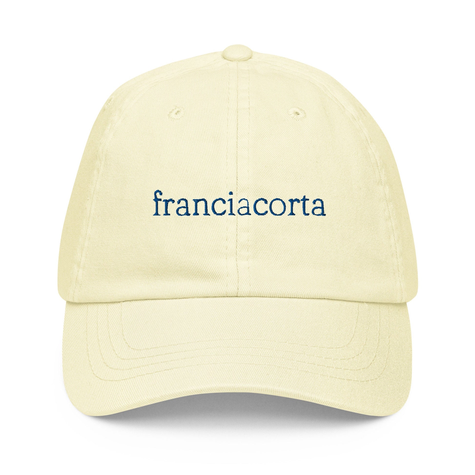 Franciacorta Dad Hat - Gift for Italian Wine Lovers - Pastel Cotton Embroidered Cap