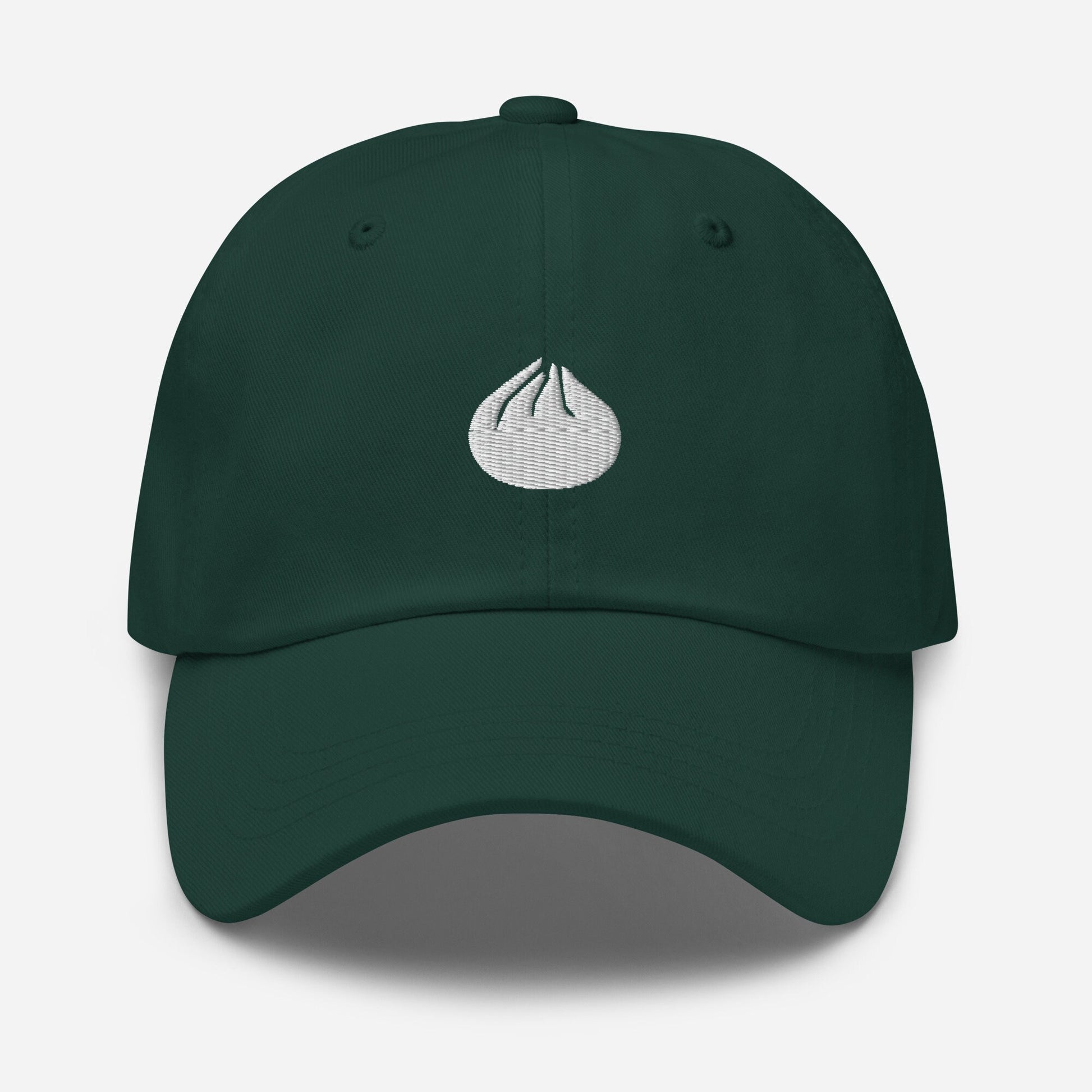 Steamed BBQ Pork Bun Dad Hat - Chinese Dim Sum Lovers Gift - Minimalist Embroidered Staff Cotton Hat