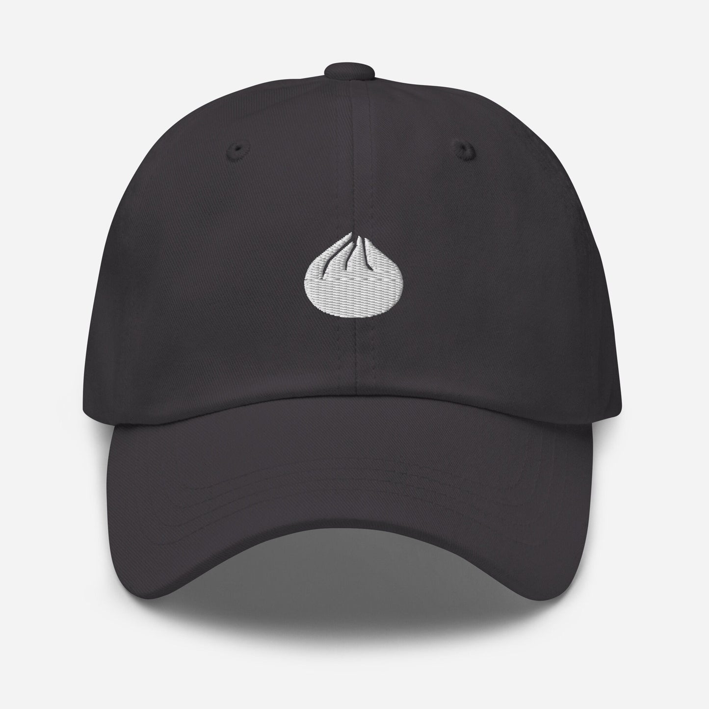 Steamed BBQ Pork Bun Dad Hat - Chinese Dim Sum Lovers Gift - Minimalist Embroidered Staff Cotton Hat