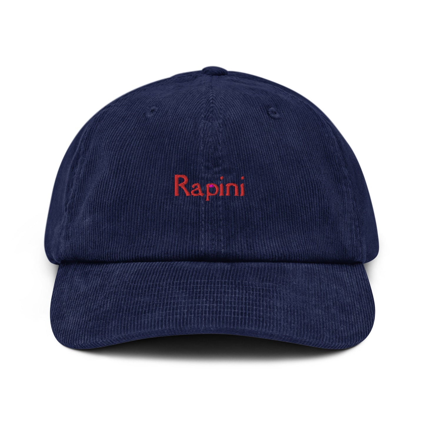 Rapini Corduroy Hat - Gift for Italian Food Lovers  - Handmade Embroidered Cap