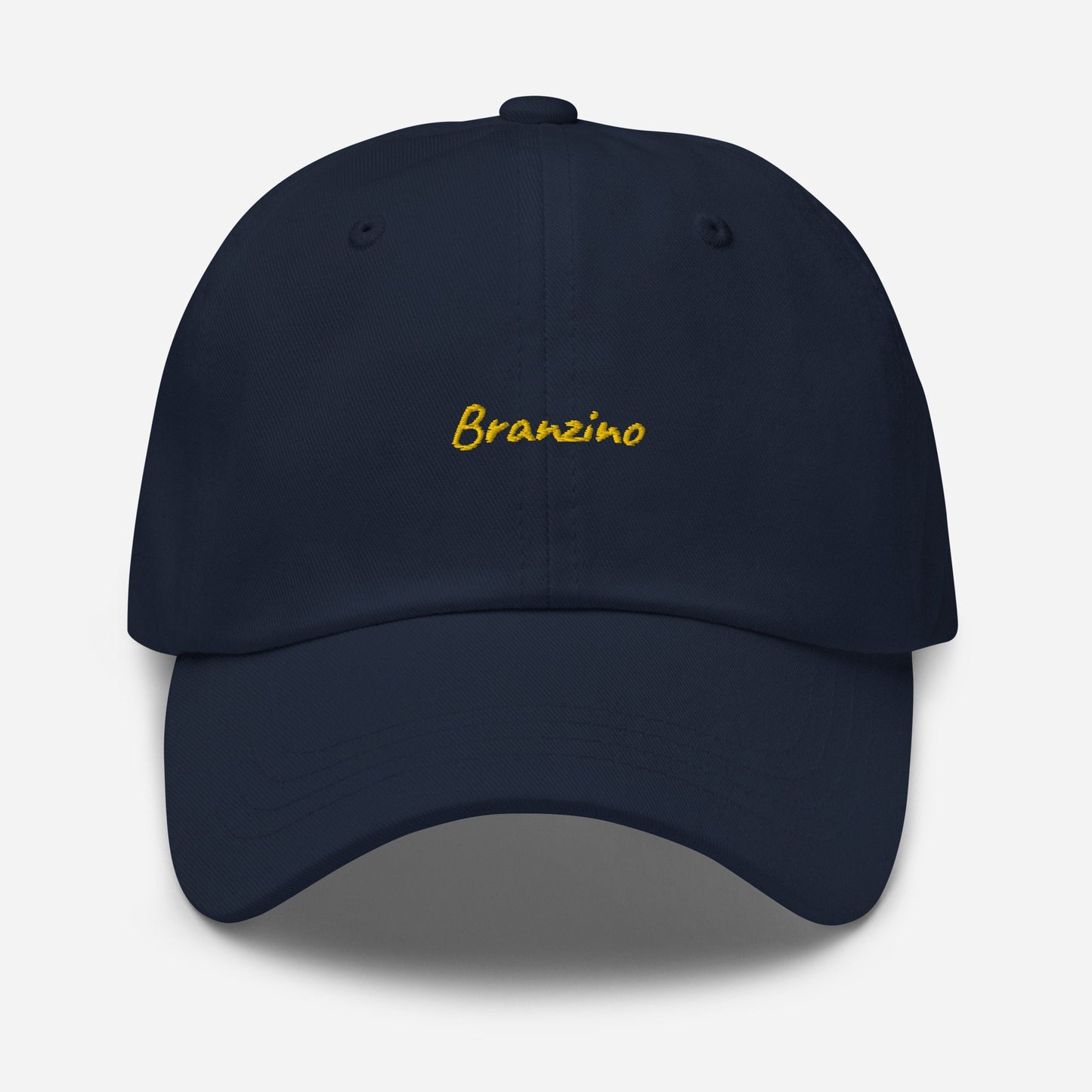 Branzino Dad Hat - Gift for Italian Mediterranean Seafood Lovers - Embroidered Cotton Cap