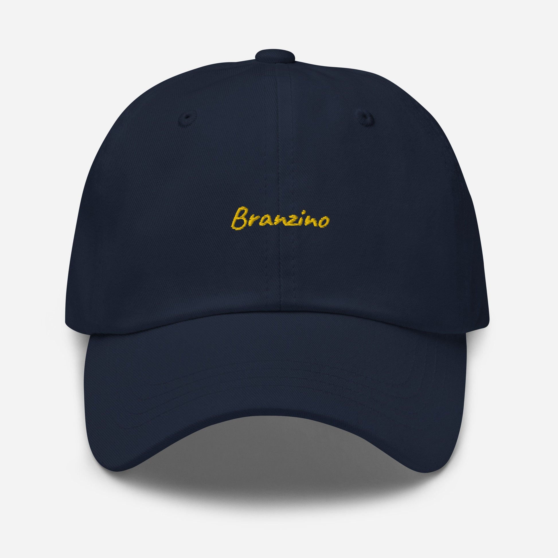Branzino Dad Hat - Gift for Italian Mediterranean Seafood Lovers - Embroidered Cotton Cap