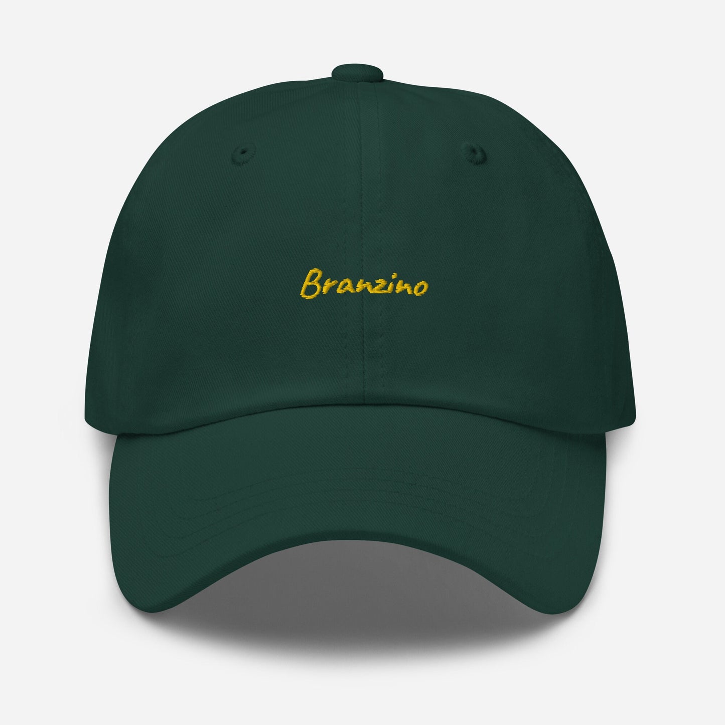 Branzino Dad Hat - Gift for Italian Mediterranean Seafood Lovers - Embroidered Cotton Cap