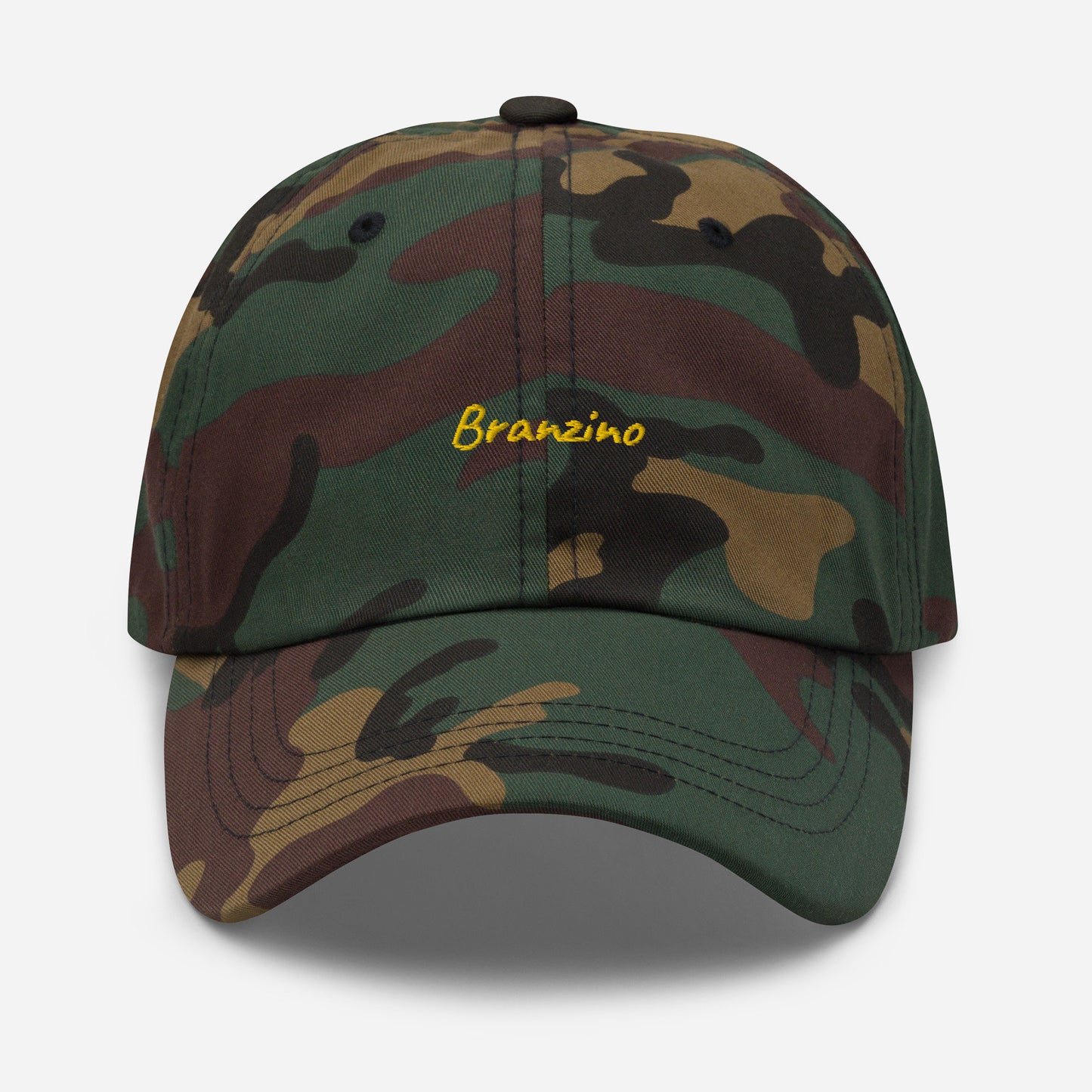Branzino Dad Hat - Gift for Italian Mediterranean Seafood Lovers - Embroidered Cotton Cap