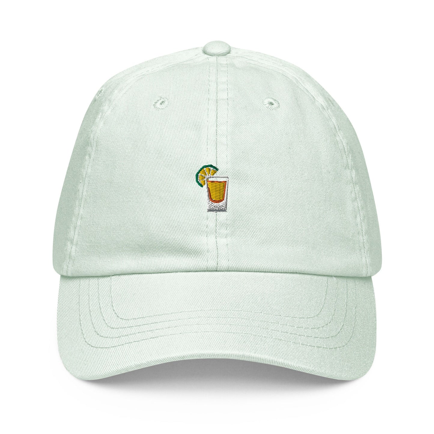 Tequila Shot Dad Hat - Gift for Mexican Spirit Lovers and Party Goers - Pastel Cotton Embroidered Cap