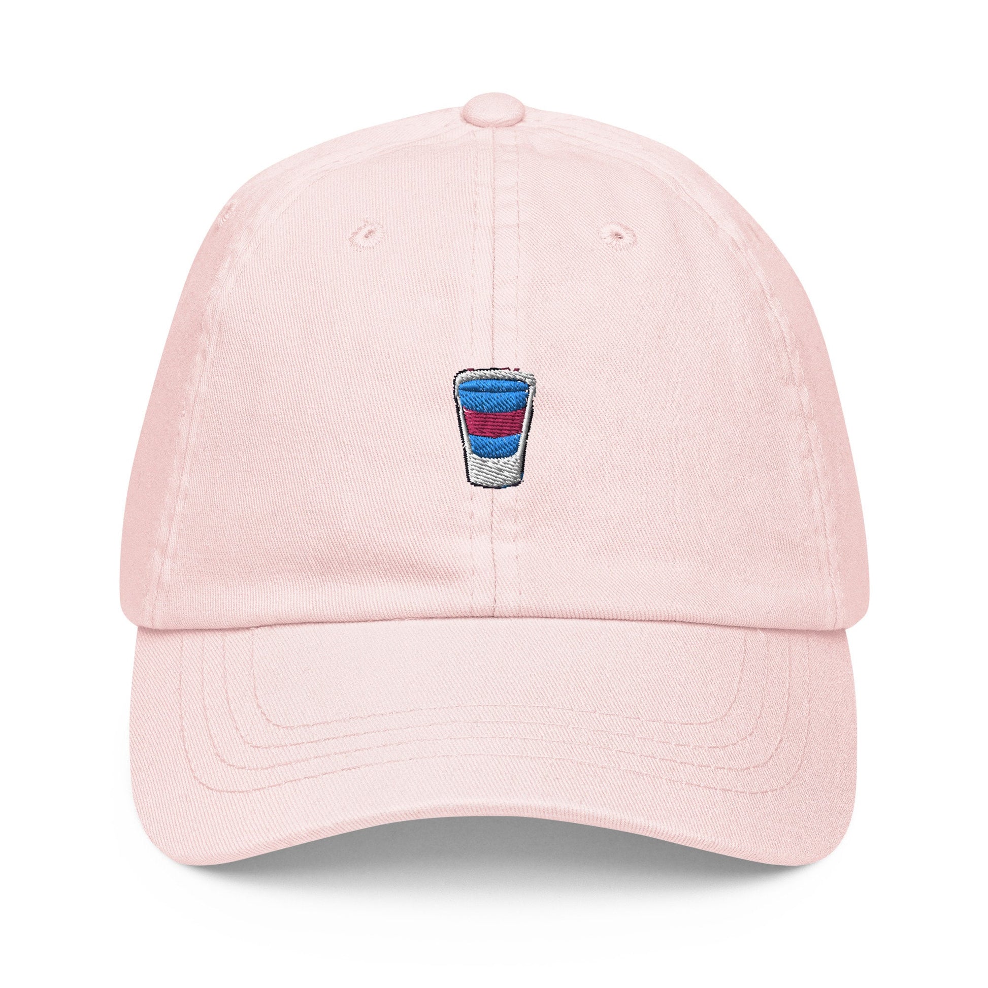 Tequila Shot Dad Hat - Gift for Mexican Spirit Lovers and Party Goers - Pastel Cotton Embroidered Cap