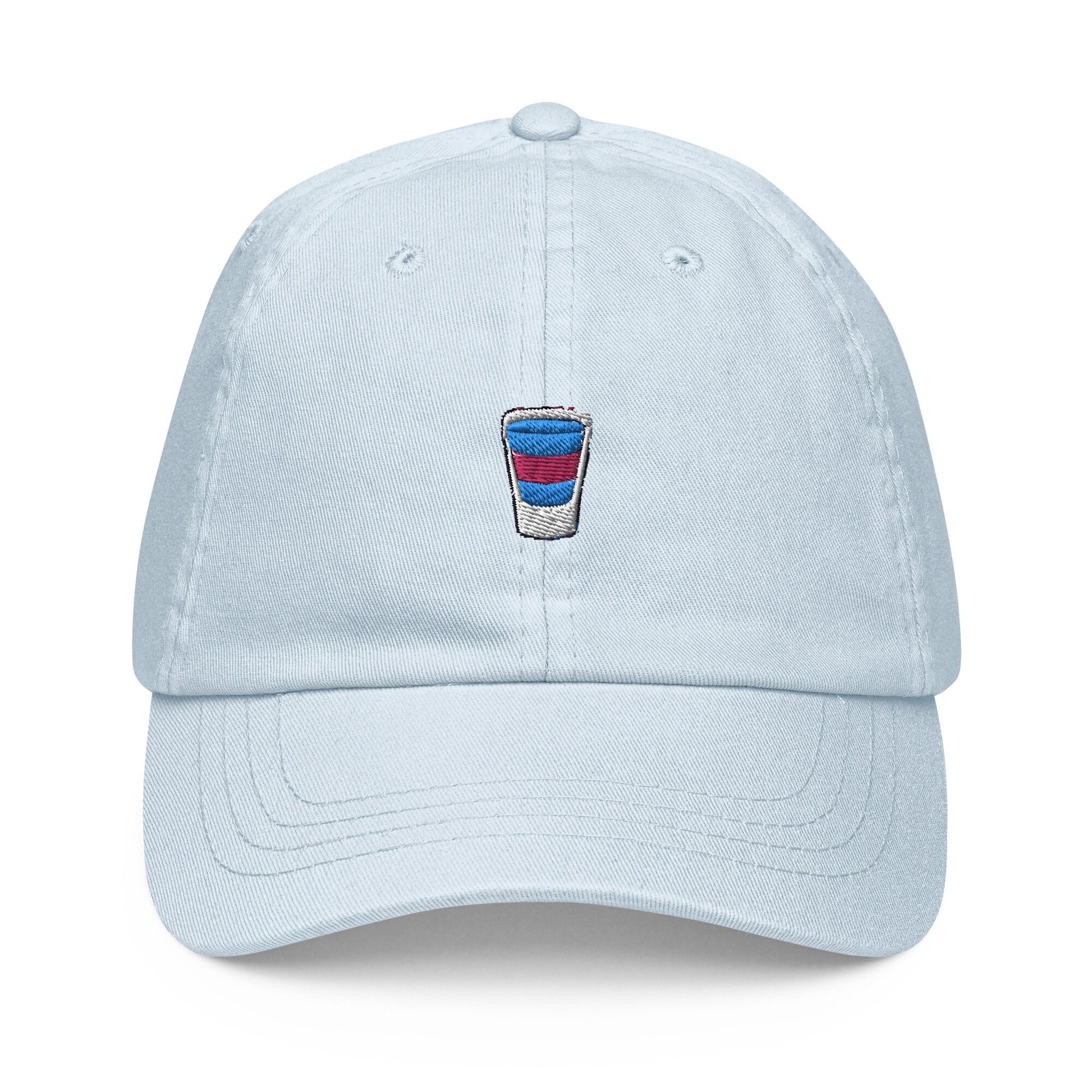 Tequila Shot Dad Hat - Gift for Mexican Spirit Lovers and Party Goers - Pastel Cotton Embroidered Cap