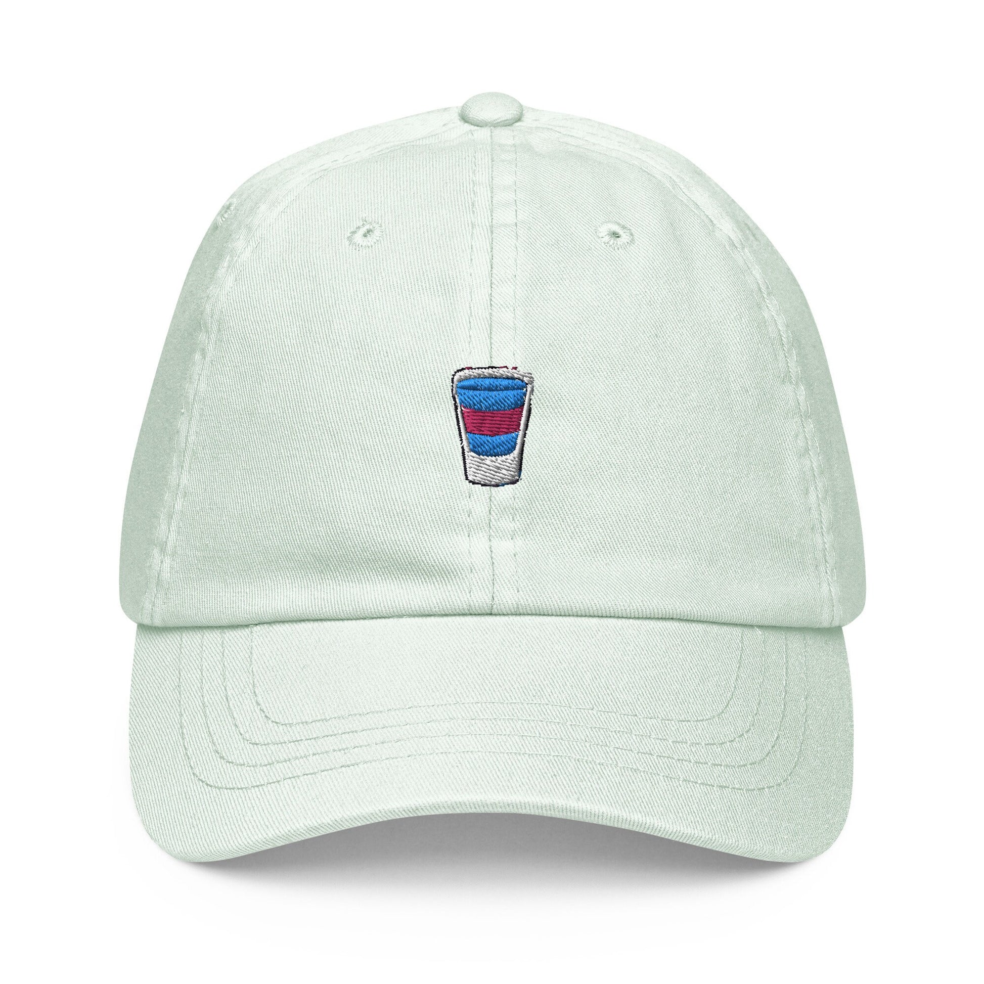 Tequila Shot Dad Hat - Gift for Mexican Spirit Lovers and Party Goers - Pastel Cotton Embroidered Cap