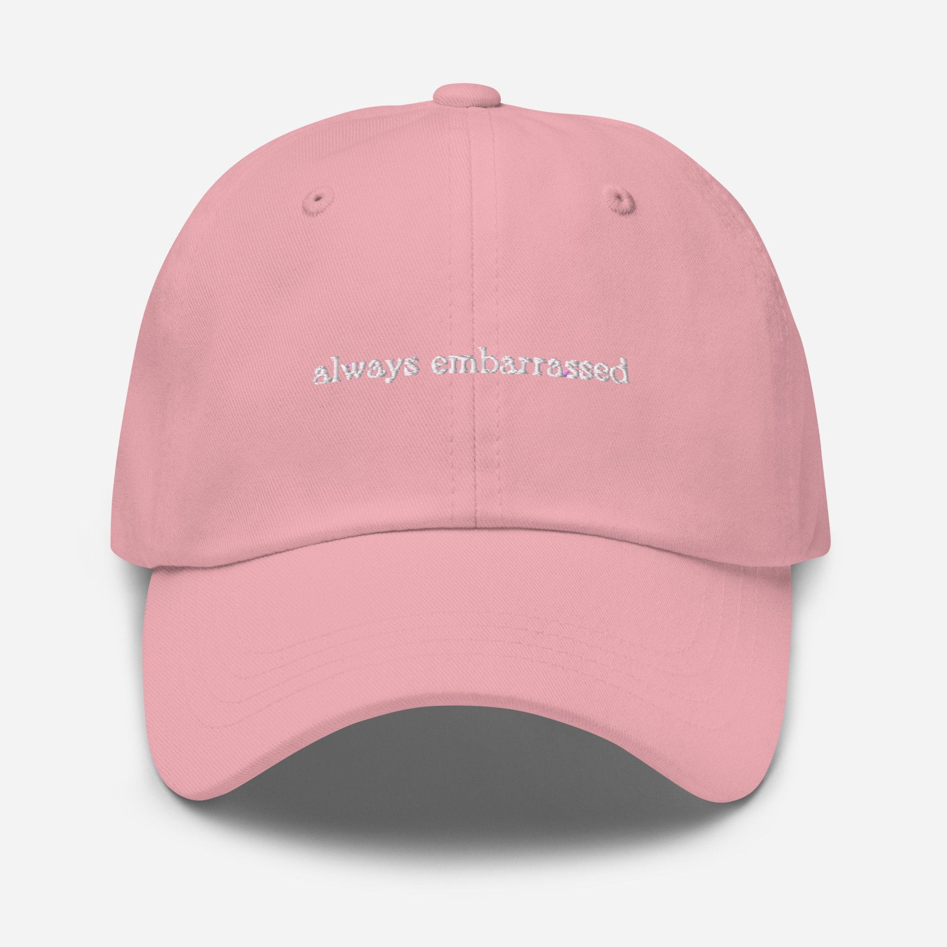 Embarrassed Dad Hat - Gift for Shy Introverts - Embroidered Cotton Cap