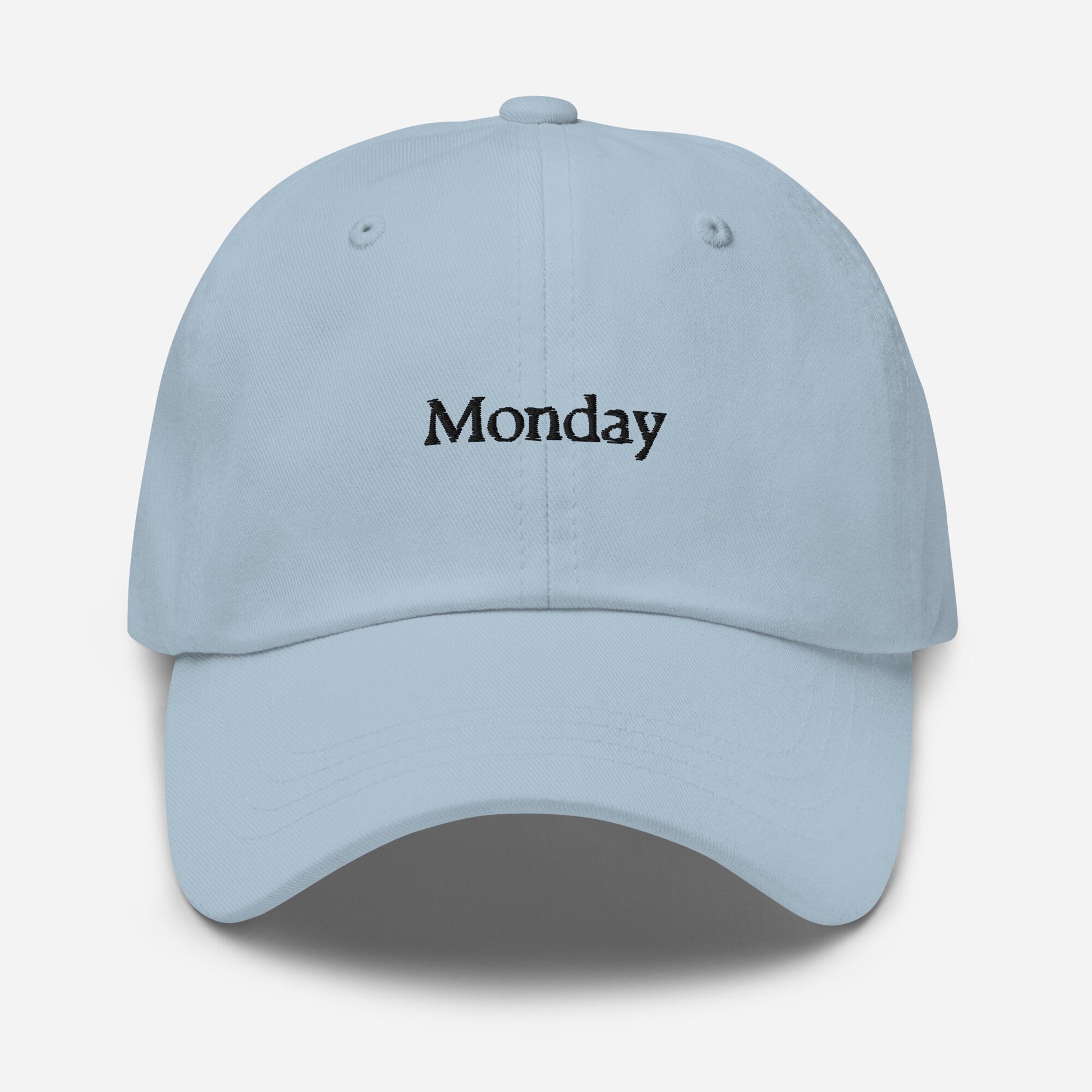 Monday Dad Hat - Daily Embroidered Cotton Cap