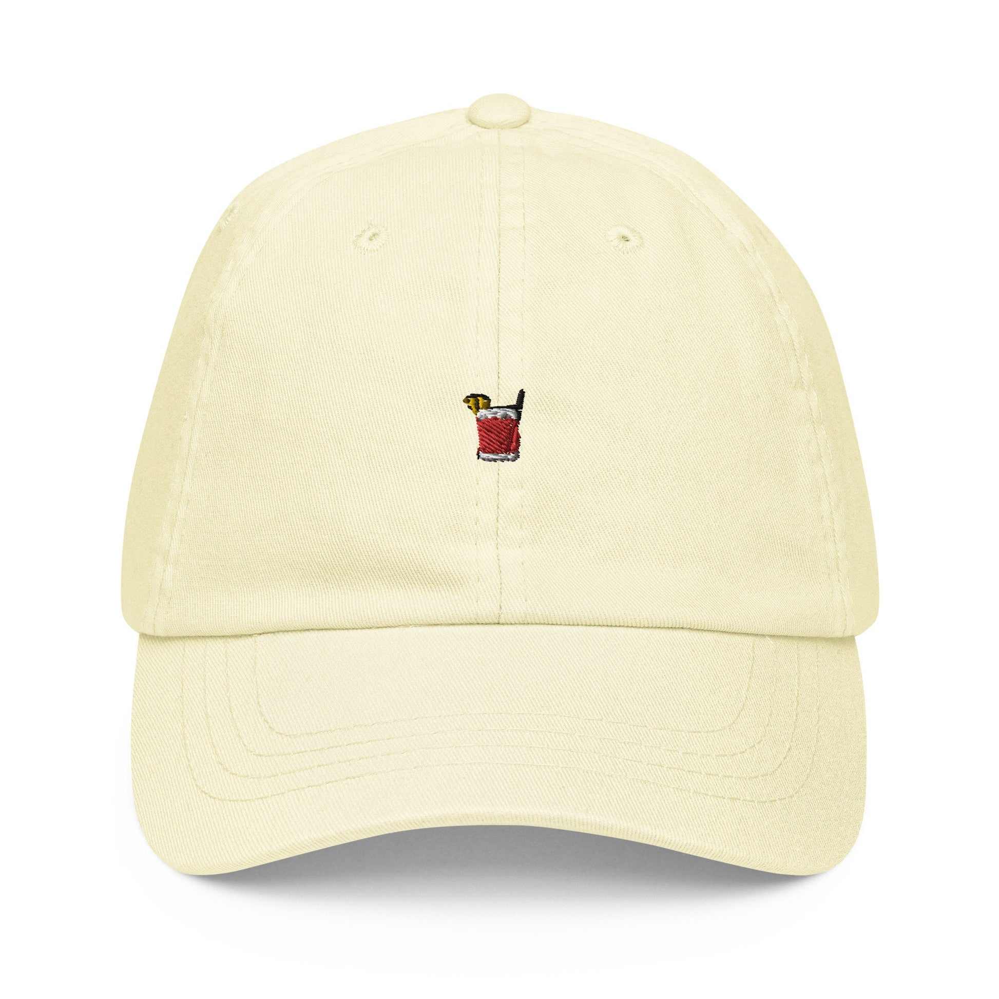 Old Fashioned Dad Hat - Gift for Cocktail Lovers - Minimalist Embroidered Cap