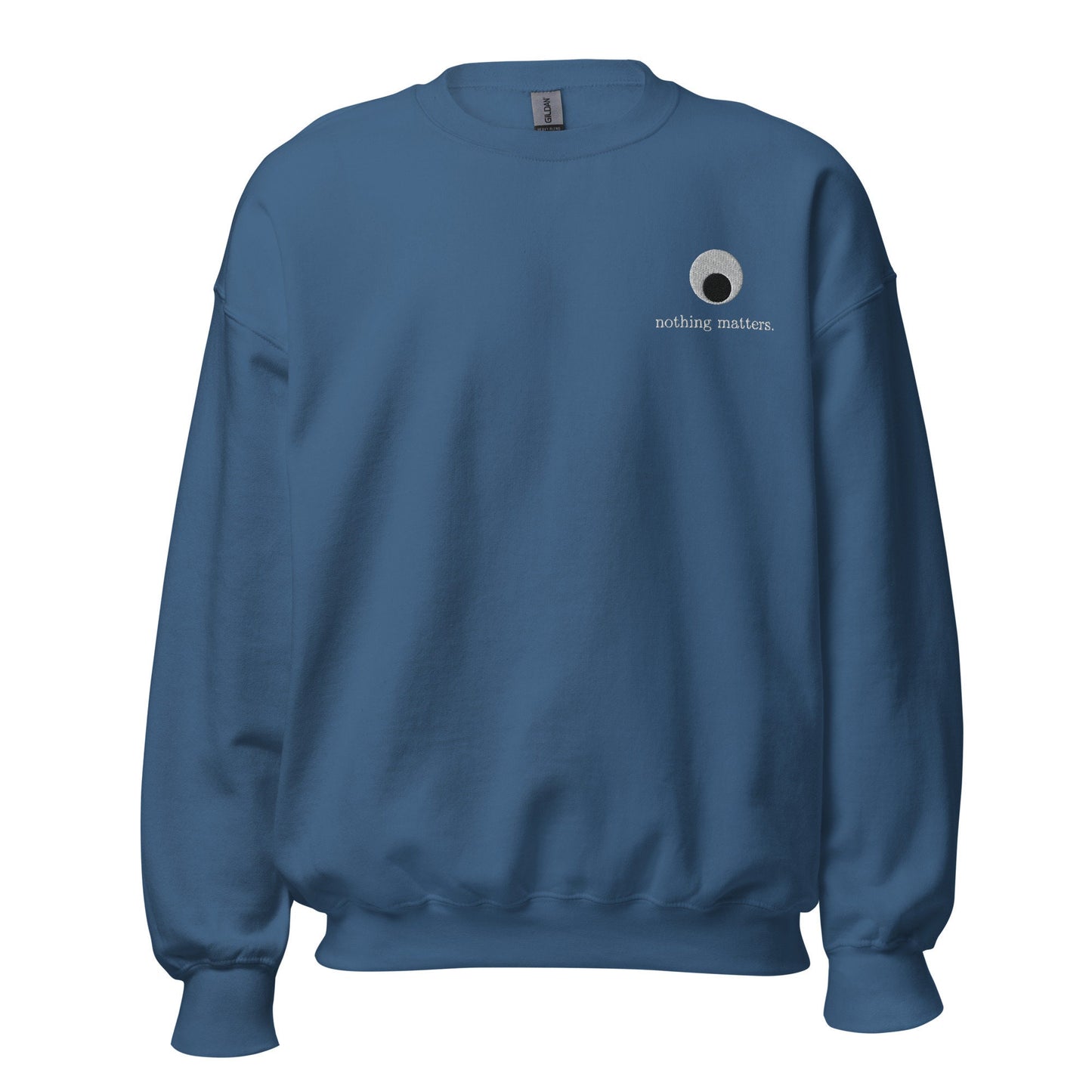 Nothing Matters Sweater - Everything Everywhere All At Once - A24 Film Fans Gift - Unisex Embroidered Crew Neck