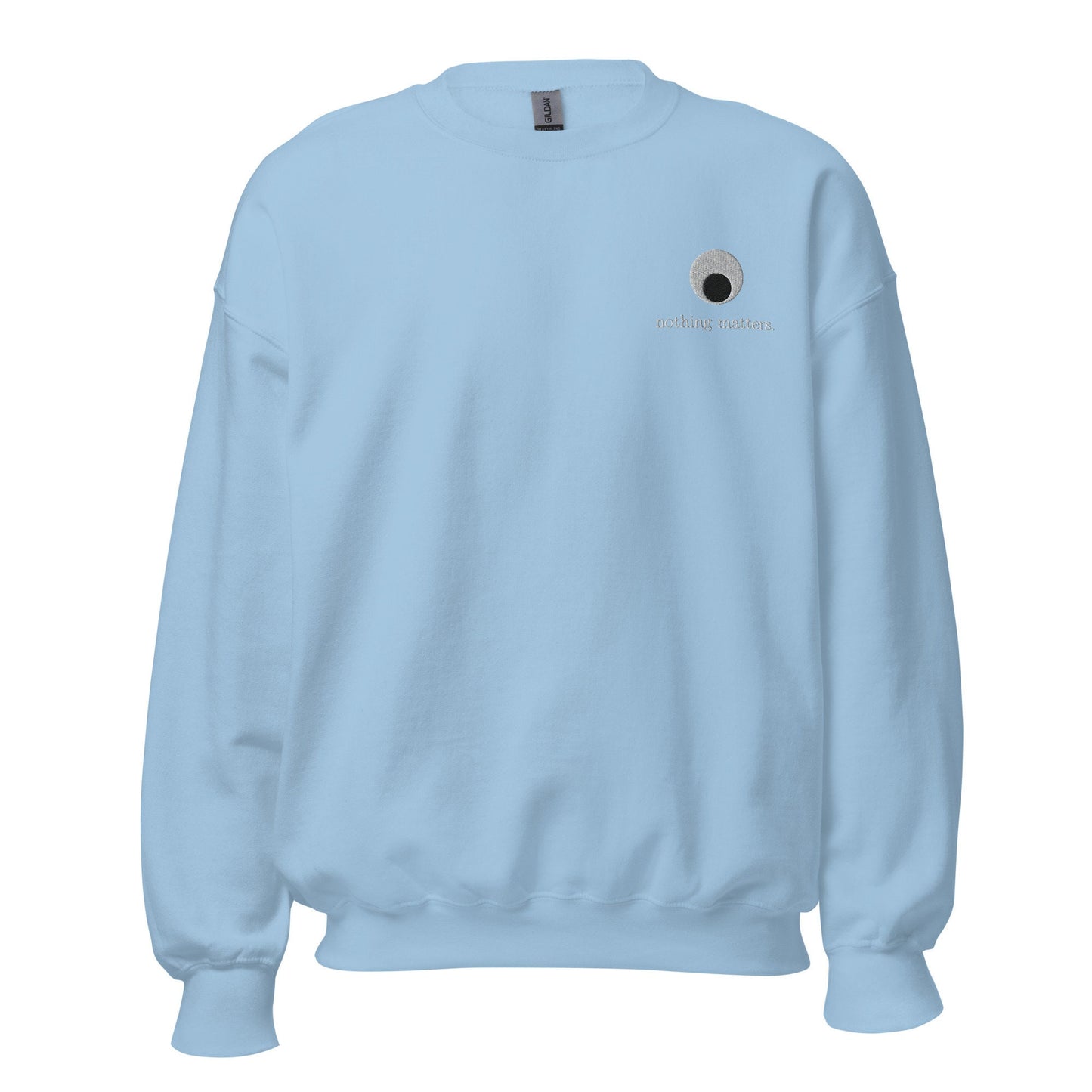 Nothing Matters Sweater - Everything Everywhere All At Once - A24 Film Fans Gift - Unisex Embroidered Crew Neck
