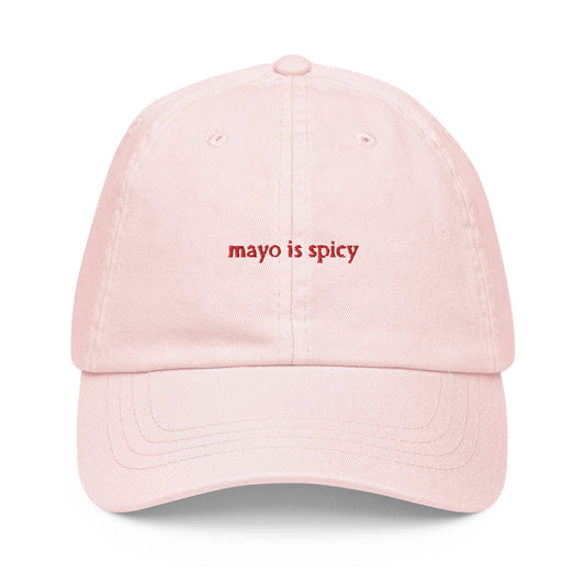 Mayo Dad Hat - Funny Best Friend Gift for Spice Intolerant Babies - Cotton embroidered Cap