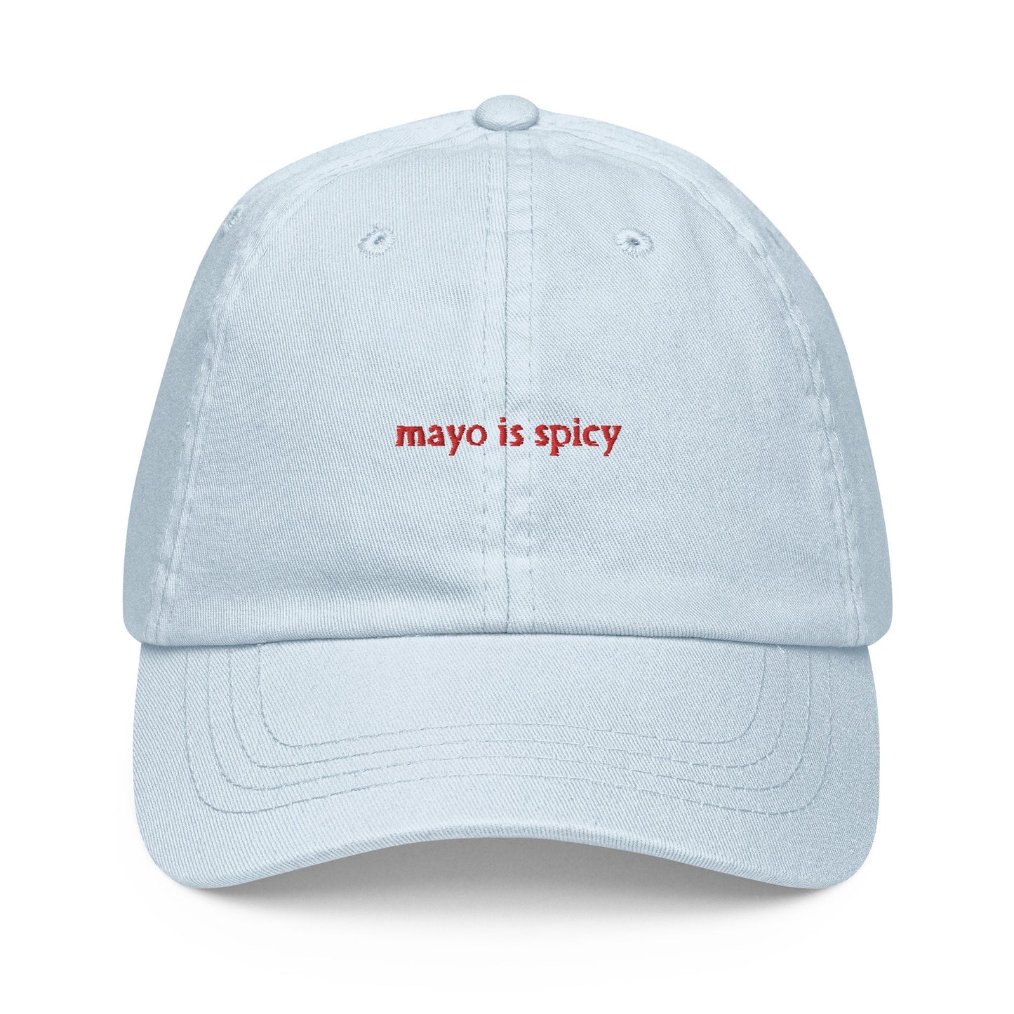Mayo Dad Hat - Funny Best Friend Gift for Spice Intolerant Babies - Cotton embroidered Cap