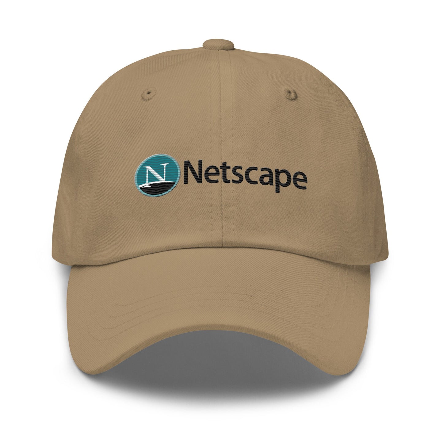 Netscape Hat - Nostalgic y2k, 90's Tech Gift - Embroidered Cotton Cap