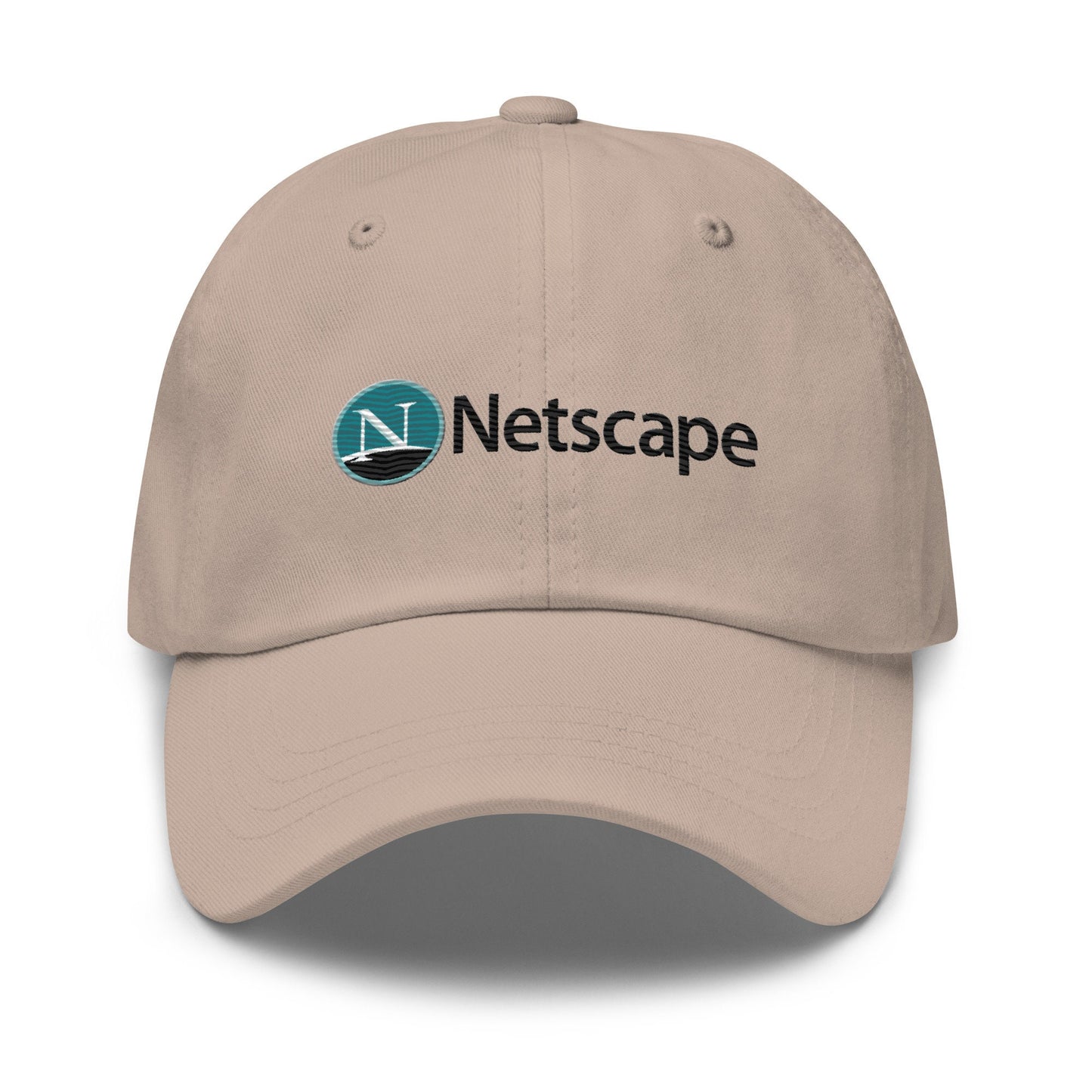 Netscape Hat - Nostalgic y2k, 90's Tech Gift - Embroidered Cotton Cap