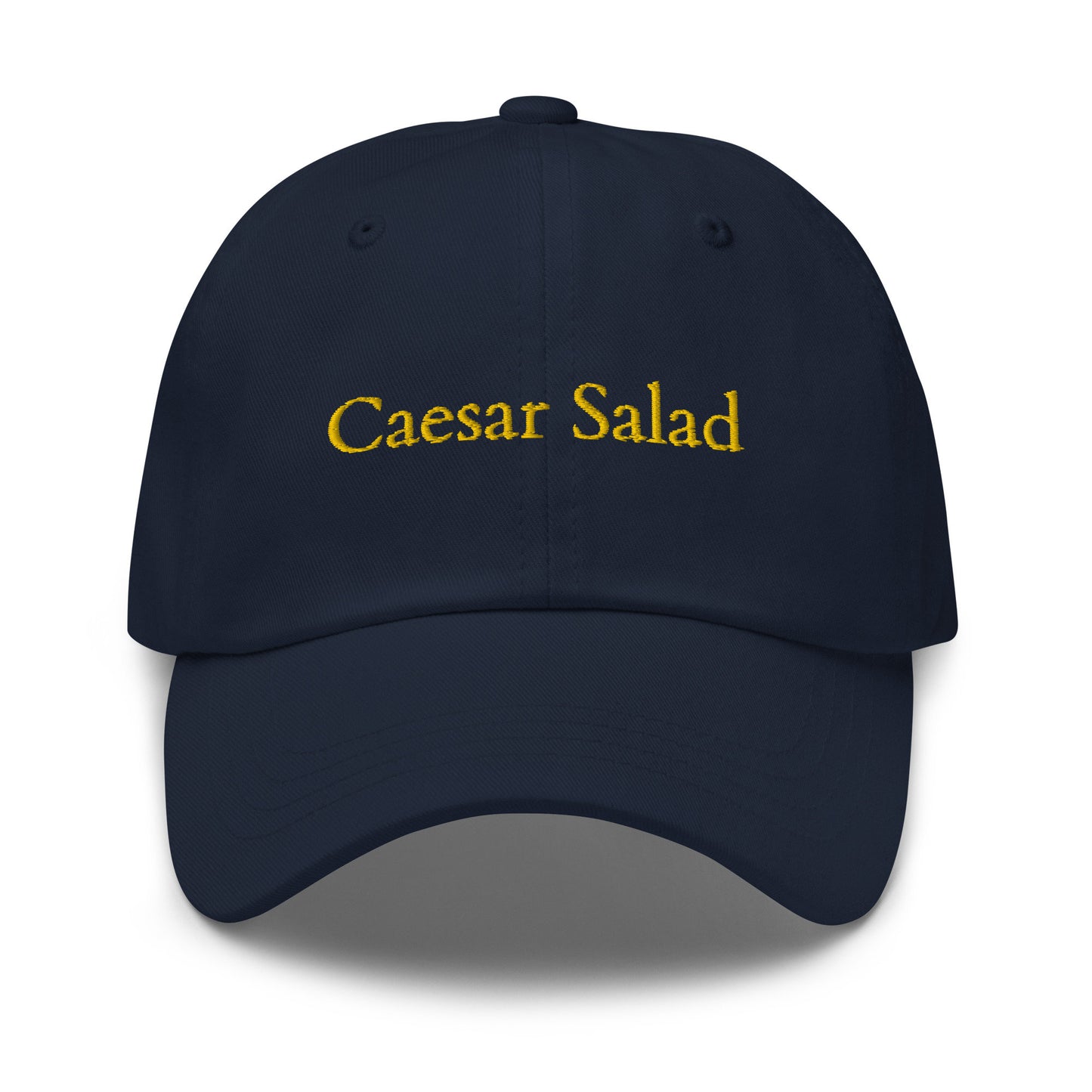 Caesar salad Hat - Gift for Caesar salad Lovers and Romain Fans  - Cotton Embroidered Cap
