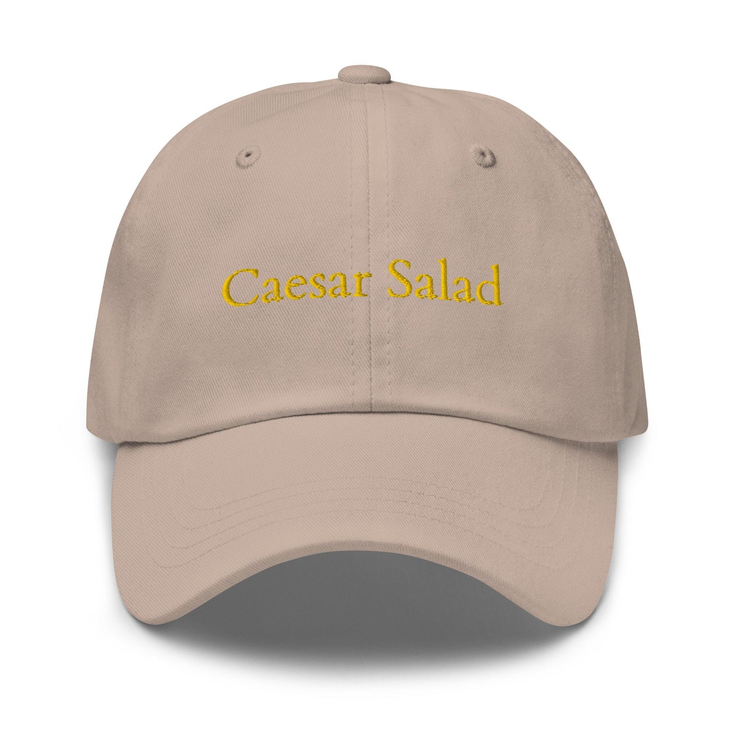 Caesar salad Hat - Gift for Caesar salad Lovers and Romain Fans  - Cotton Embroidered Cap
