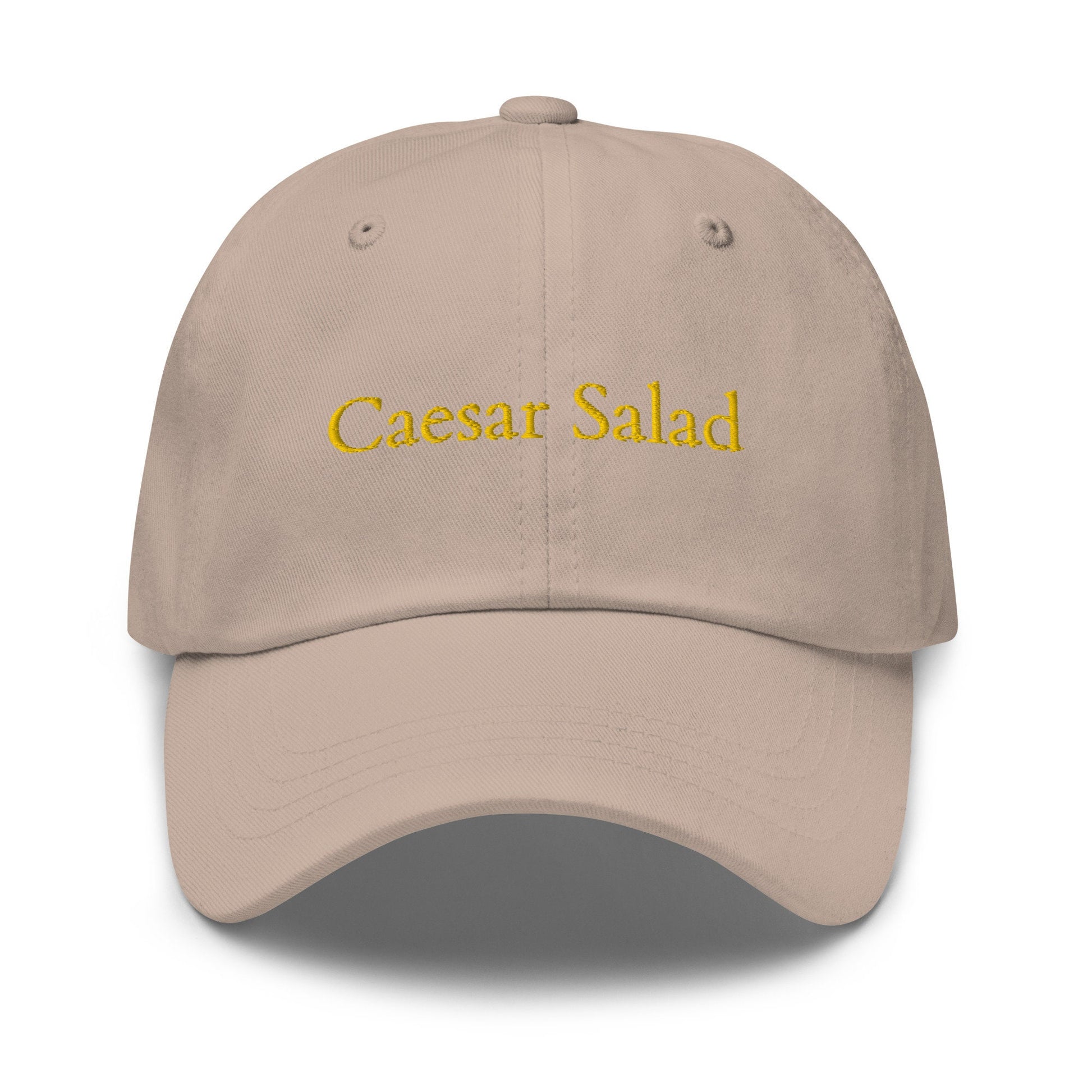 Caesar salad Hat - Gift for Caesar salad Lovers and Romain Fans  - Cotton Embroidered Cap