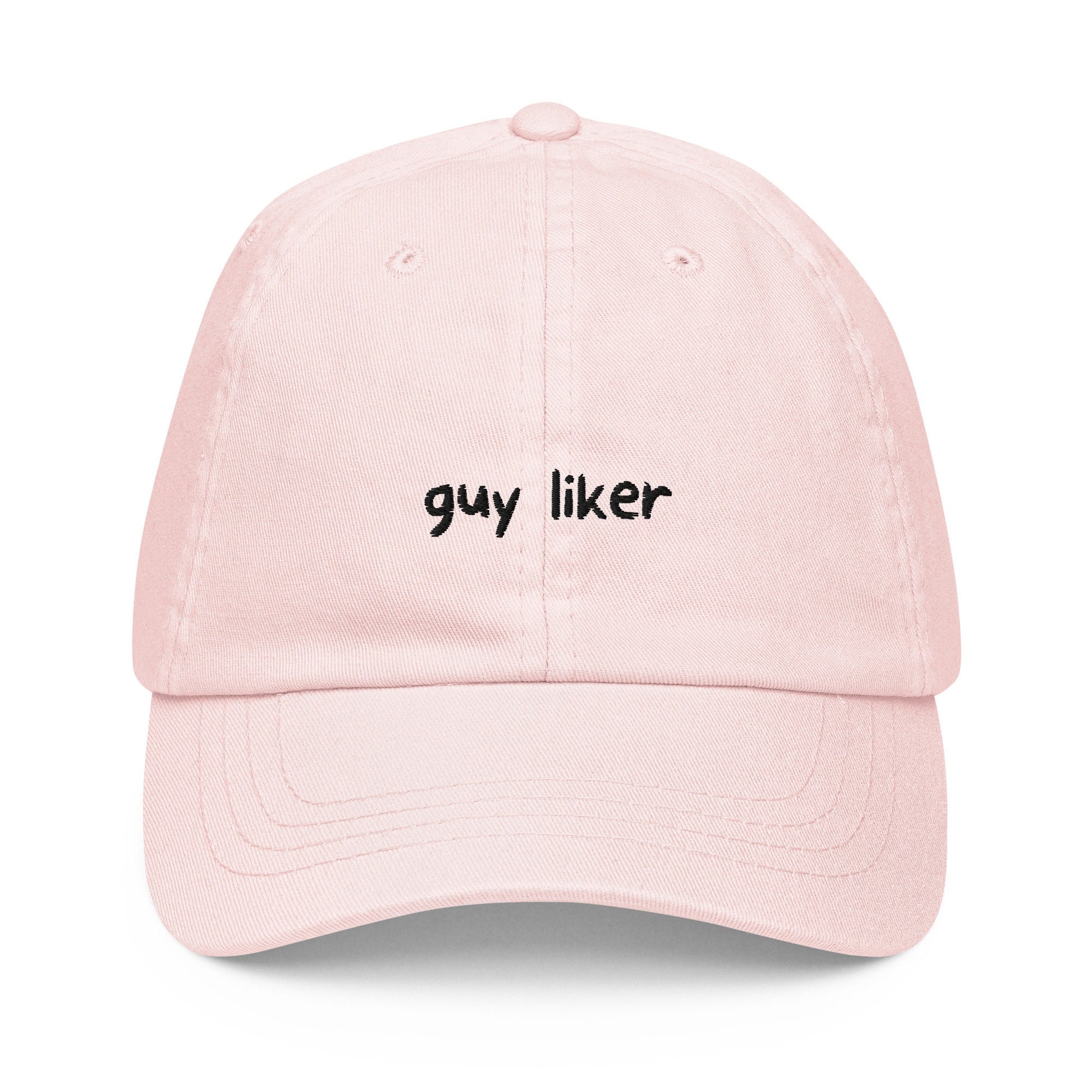Guy Liker Hat - LGBTQ Pride Hat - Pastel Cotton Embroidered Cap - Funny Gift