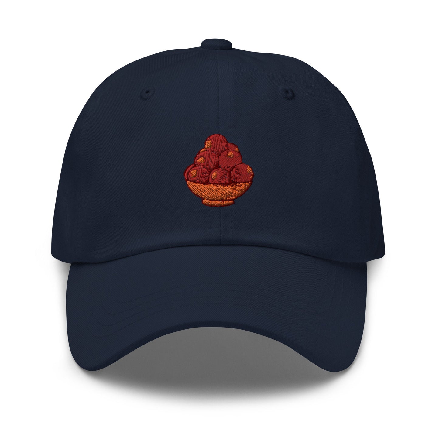 Gulab Jamun Dad Hat - Gift for Indian Dessert Fans - Minimalist Cotton Embroidered Cap