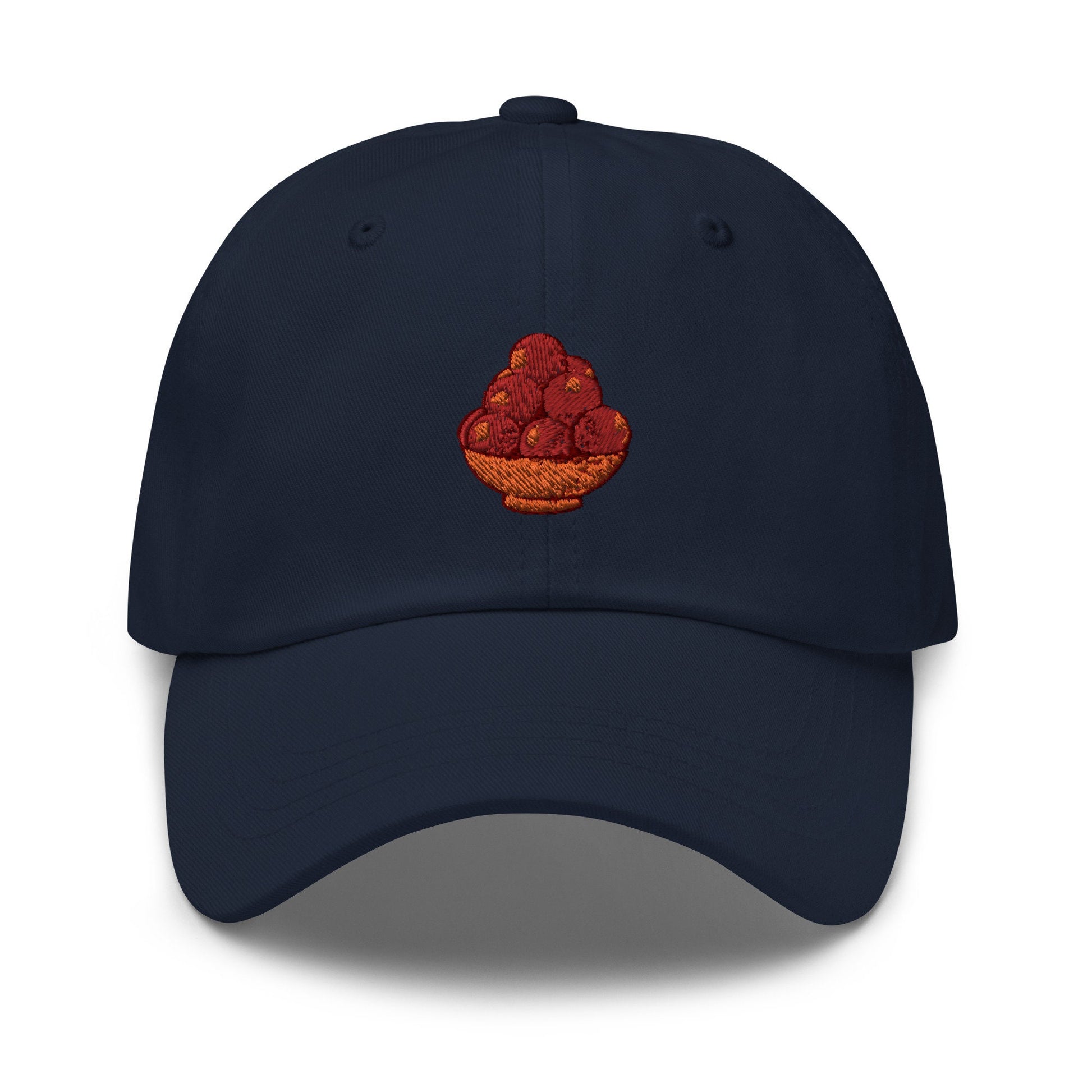 Gulab Jamun Dad Hat - Gift for Indian Dessert Fans - Minimalist Cotton Embroidered Cap