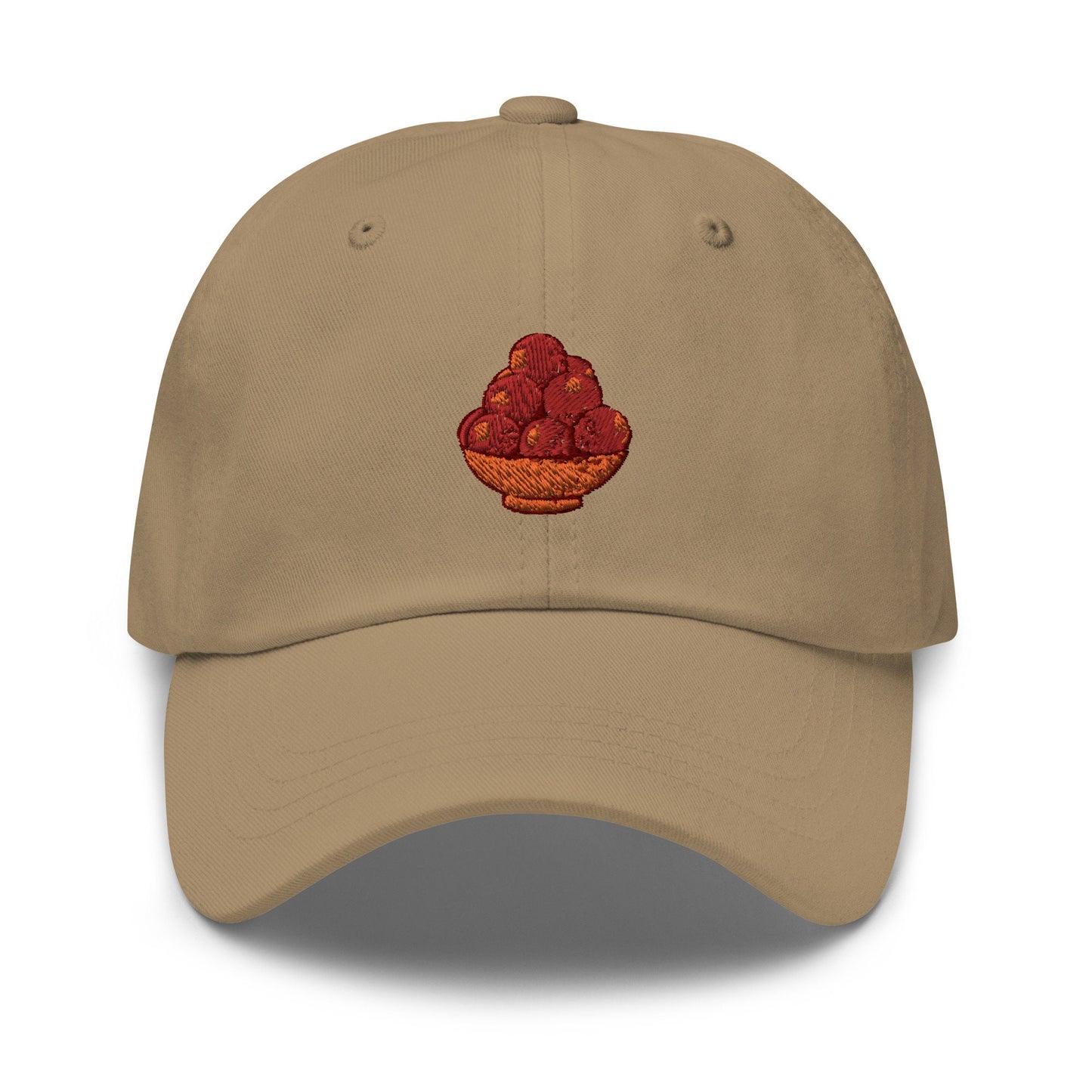 Gulab Jamun Dad Hat - Gift for Indian Dessert Fans - Minimalist Cotton Embroidered Cap