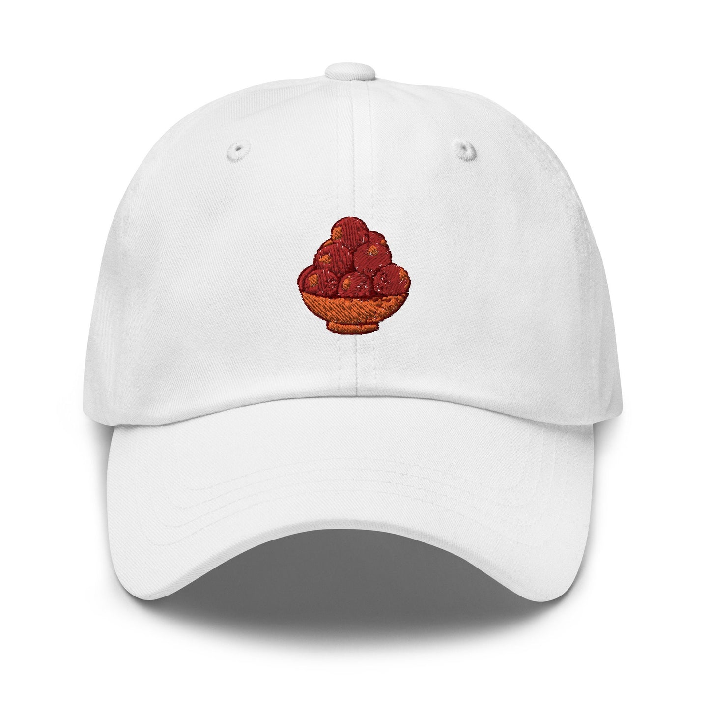 Gulab Jamun Dad Hat - Gift for Indian Dessert Fans - Minimalist Cotton Embroidered Cap