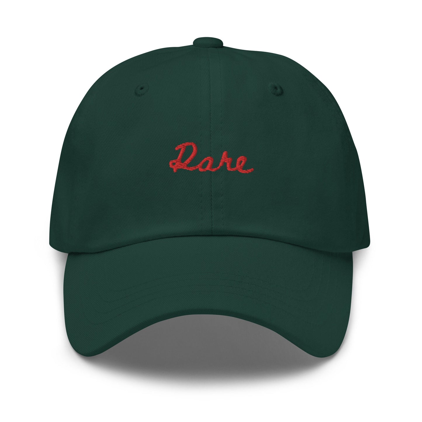 Rare Steak Embroidered Hat - Minimalist Cotton Twill Cap
