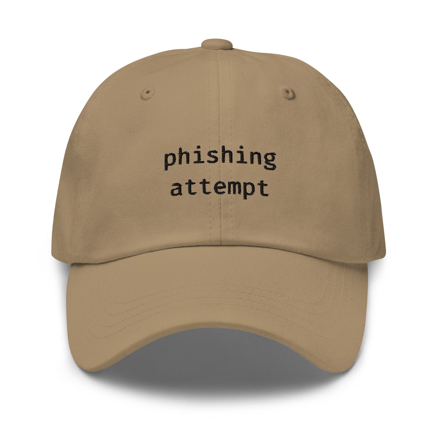 Phishing Hat - Funny Corporate, Tech, Girl Boss Gift - Cotton Embroidered Baseball Cap