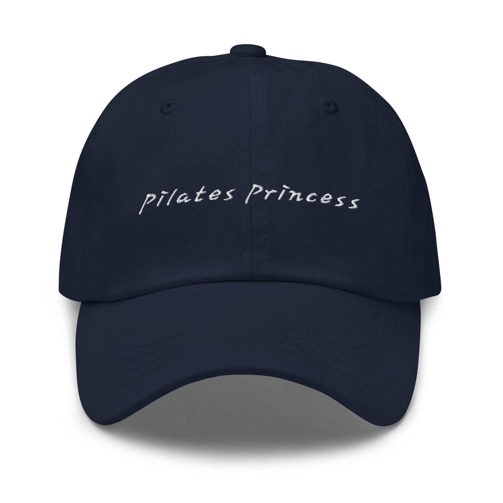 Pilates Princess Hat - Fitness Gift - Minimalist Cotton Embroidered Cap copy
