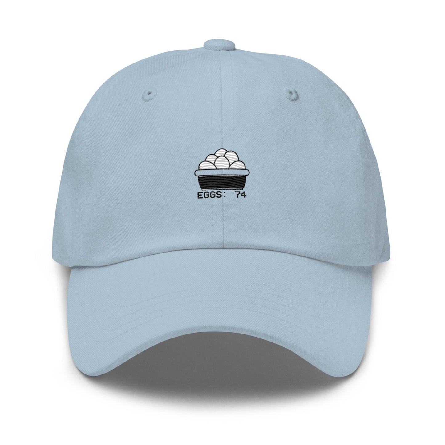 Egg Hat - Gift for Tim Robinson Fans - I Think You Should Leave - Minimalist Cotton Embroidered Cap