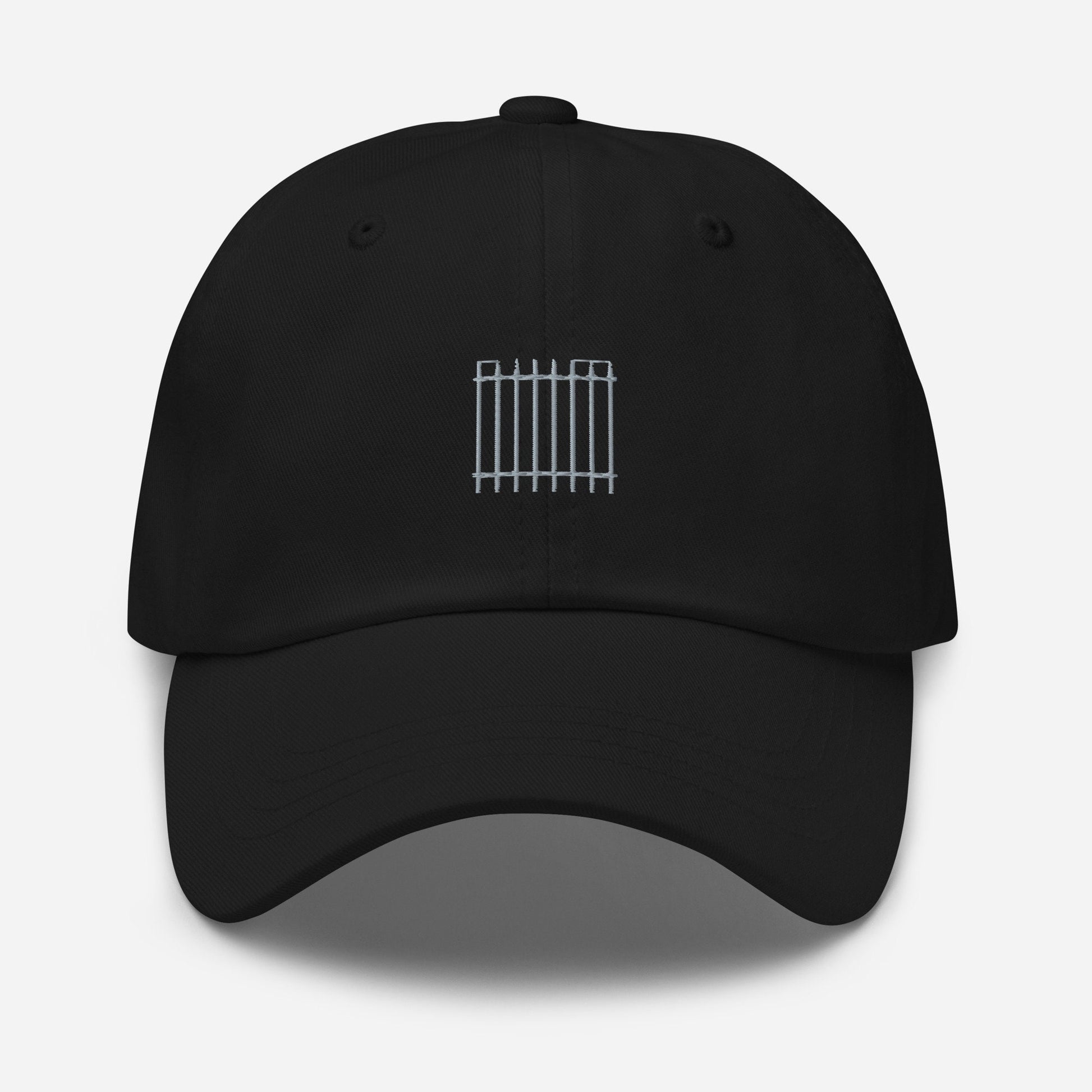 Jail Cell Hat - My mind is a prison - Go Straight to Jail - Cotton Embroidered Cap