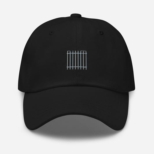 Jail Cell Hat - My mind is a prison - Go Straight to Jail - Cotton Embroidered Cap