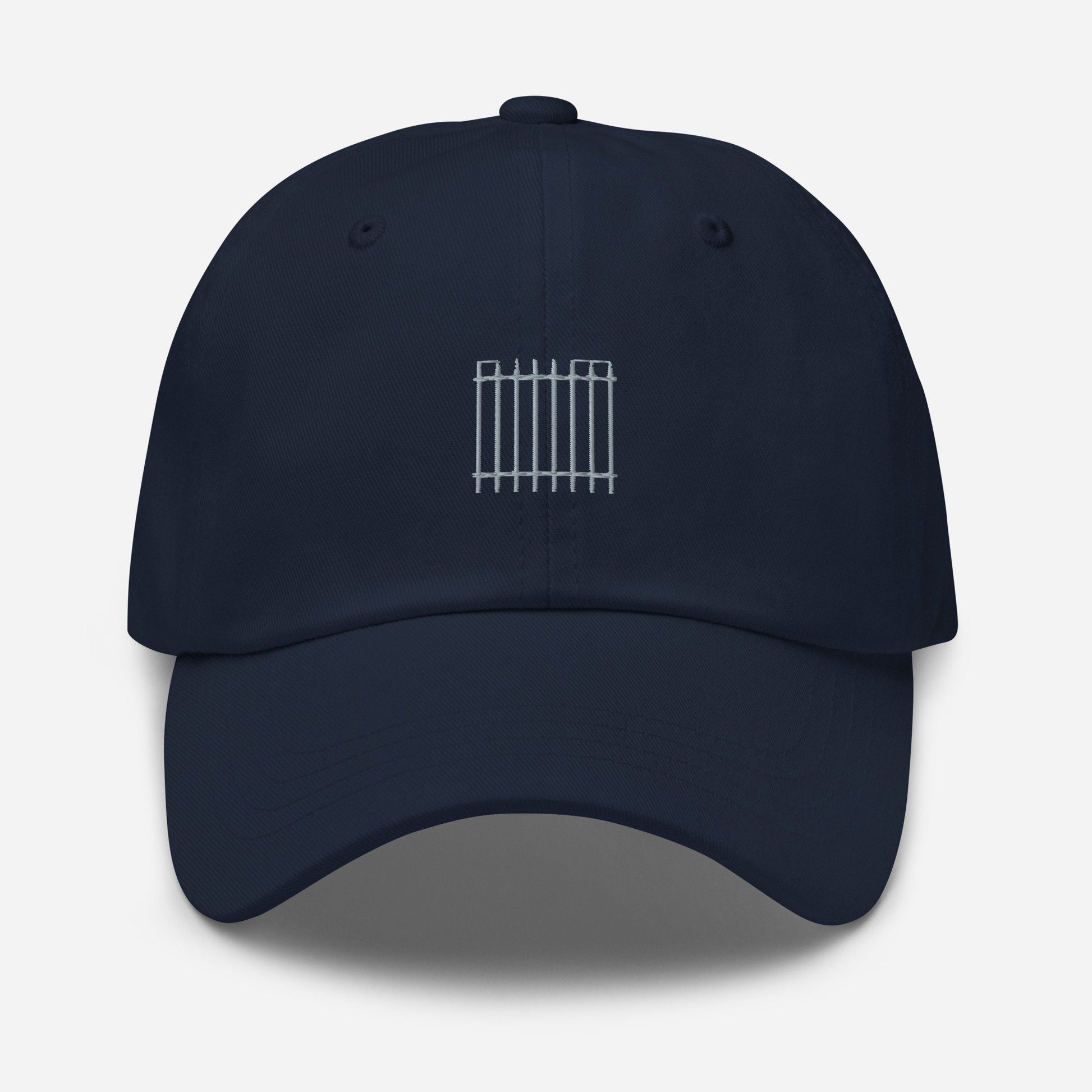 Jail Cell Hat - My mind is a prison - Go Straight to Jail - Cotton Embroidered Cap
