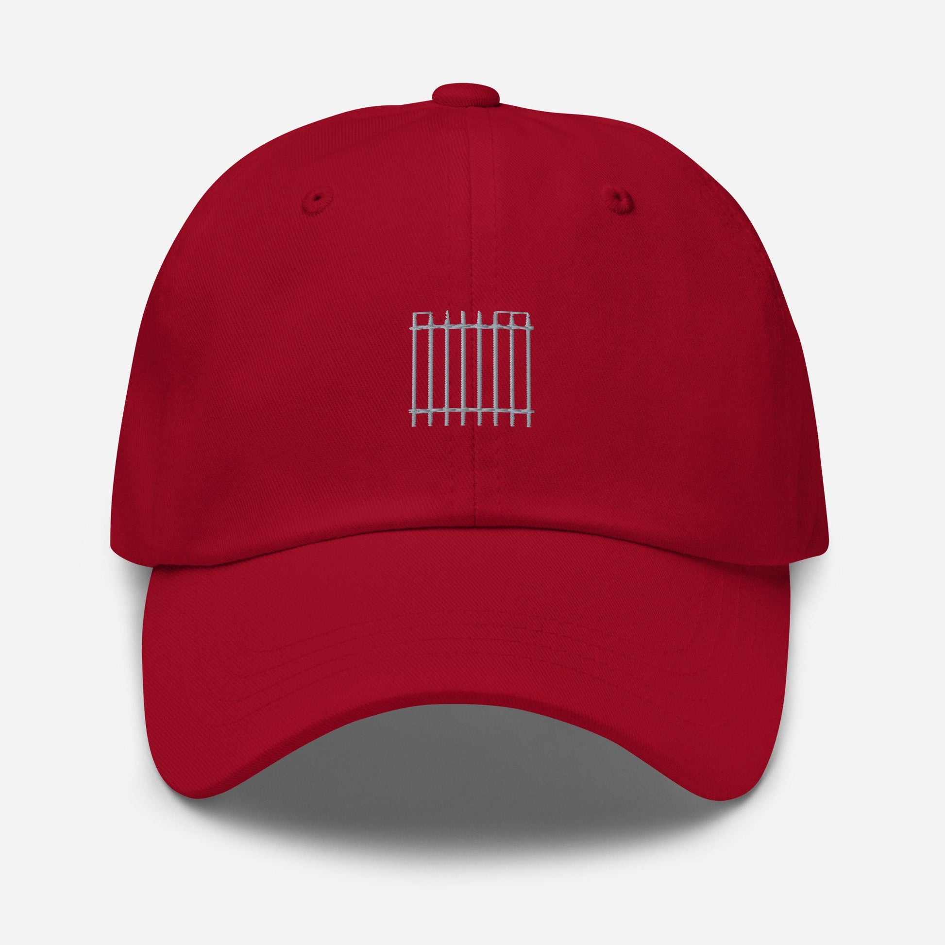Jail Cell Hat - My mind is a prison - Go Straight to Jail - Cotton Embroidered Cap