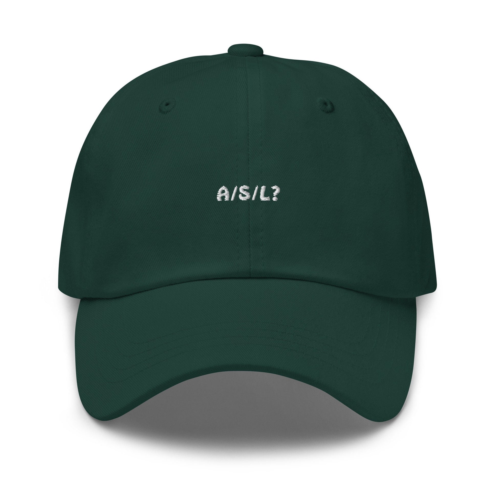 ASL Hat - 90s y2k Chat Room throwback - Age Sex Location - Cotton Embroidered Cap