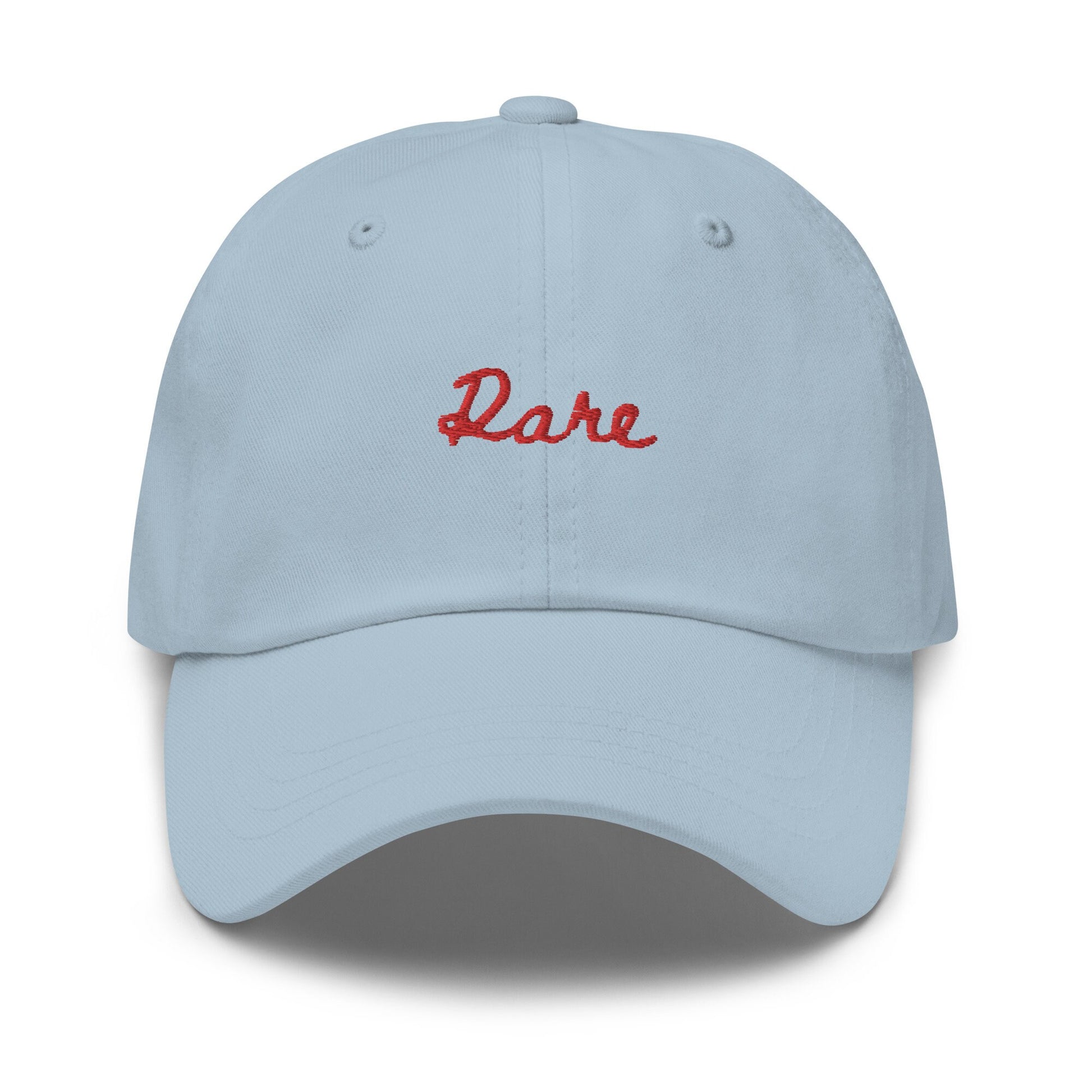 Rare Steak Embroidered Hat - Minimalist Cotton Twill Cap