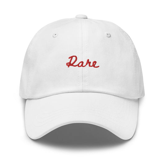 Rare Steak Embroidered Hat - Minimalist Cotton Twill Cap