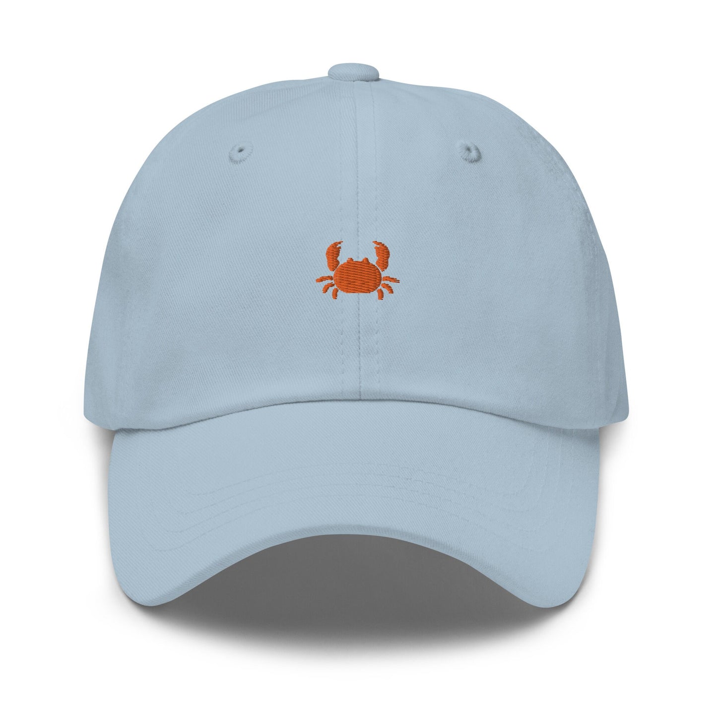 Crab Dad Hat - Cotton Embroidered Cap - Multiple Colors