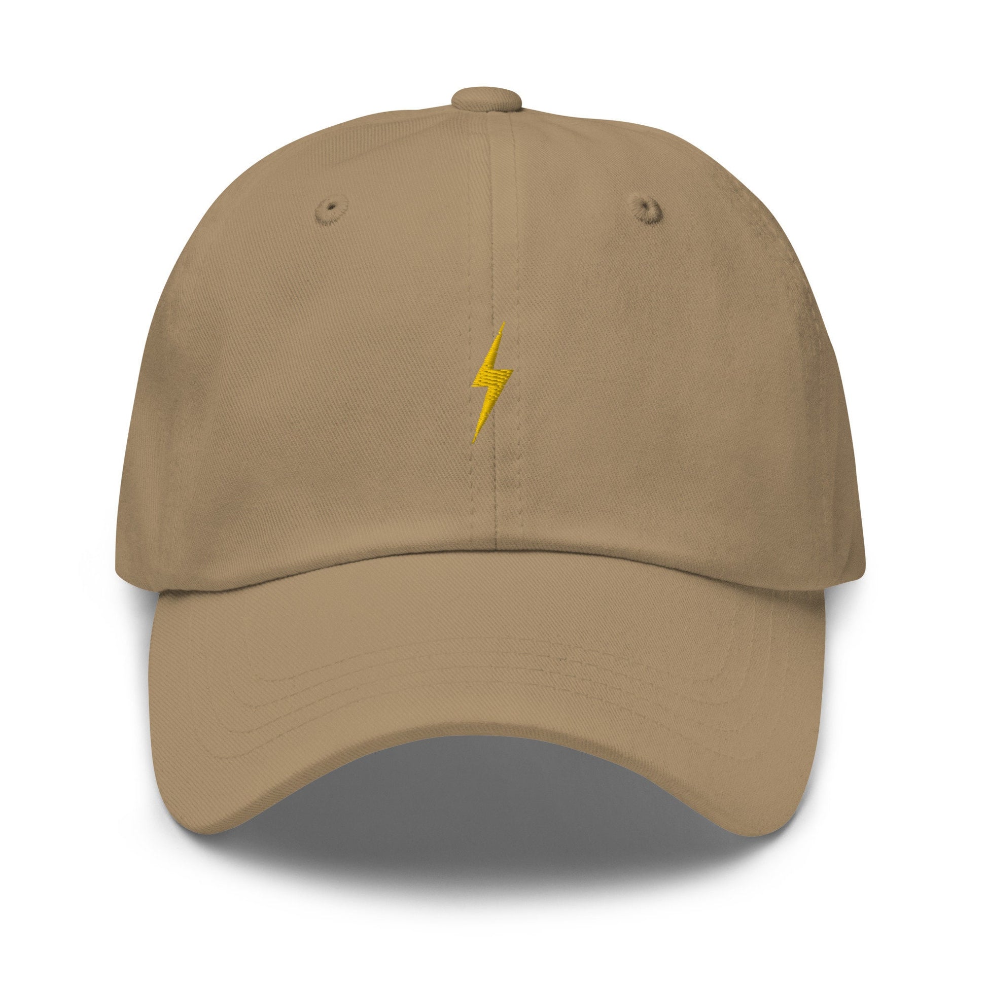 Lightning Bolt Hat - Cotton Embroidered Cap - Multiple Colors
