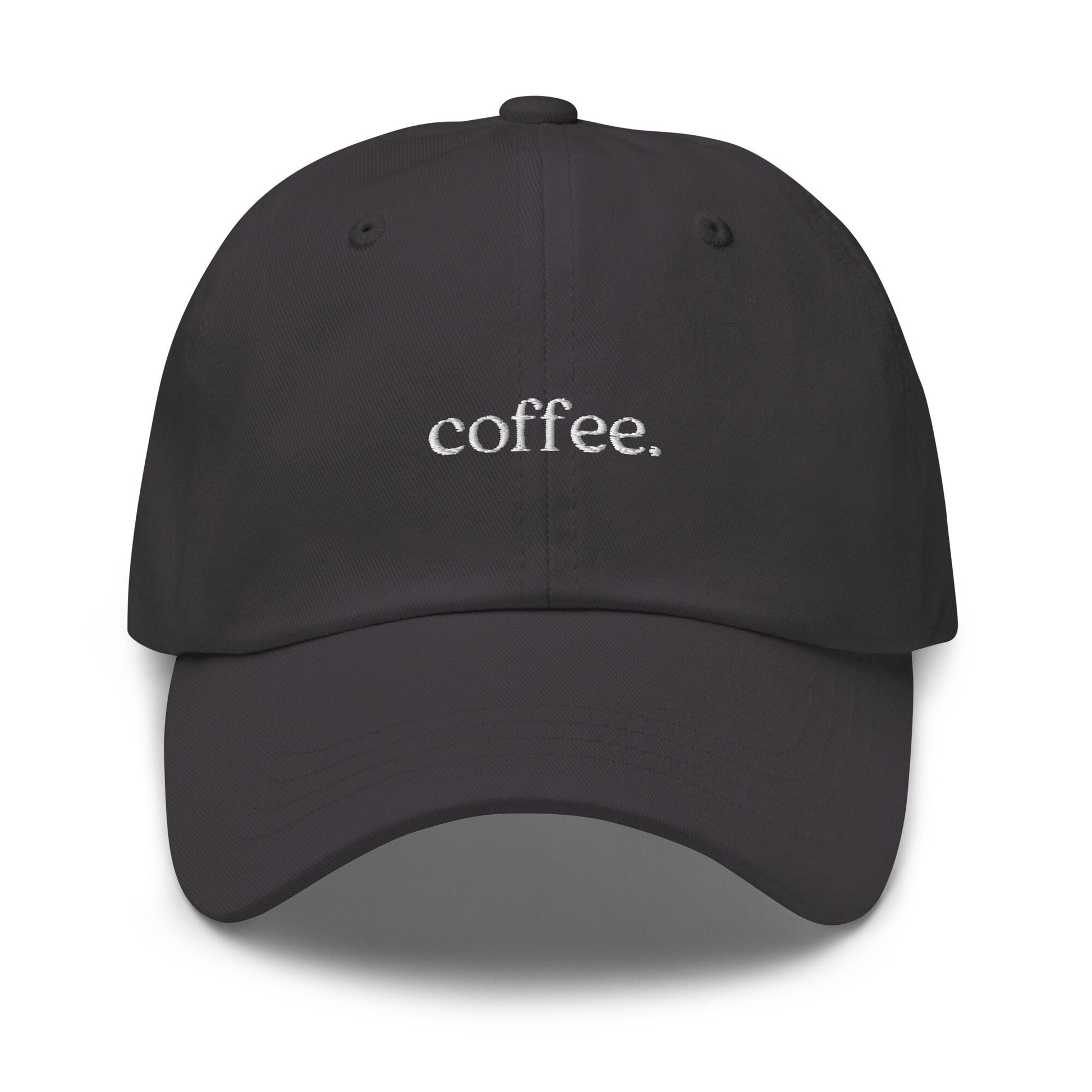 Coffee Dad Hat - For Espresso, Java, Latte and Cappuccino Lovers - Cotton Embroidered Baseball Hat