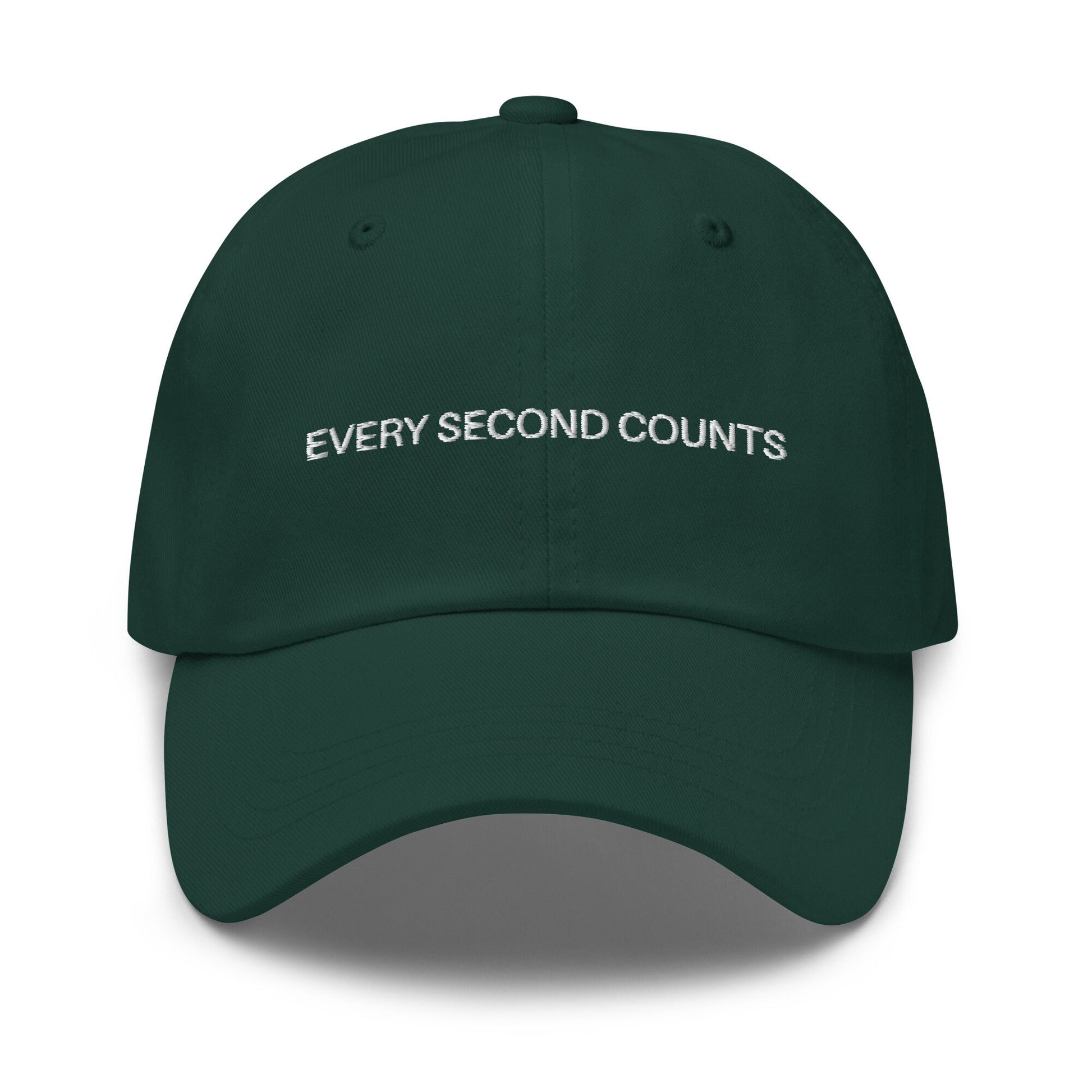 Every Second Counts Hat - For Fans of The Bear - The Beef - Cotton Embroidered Baseball Hat