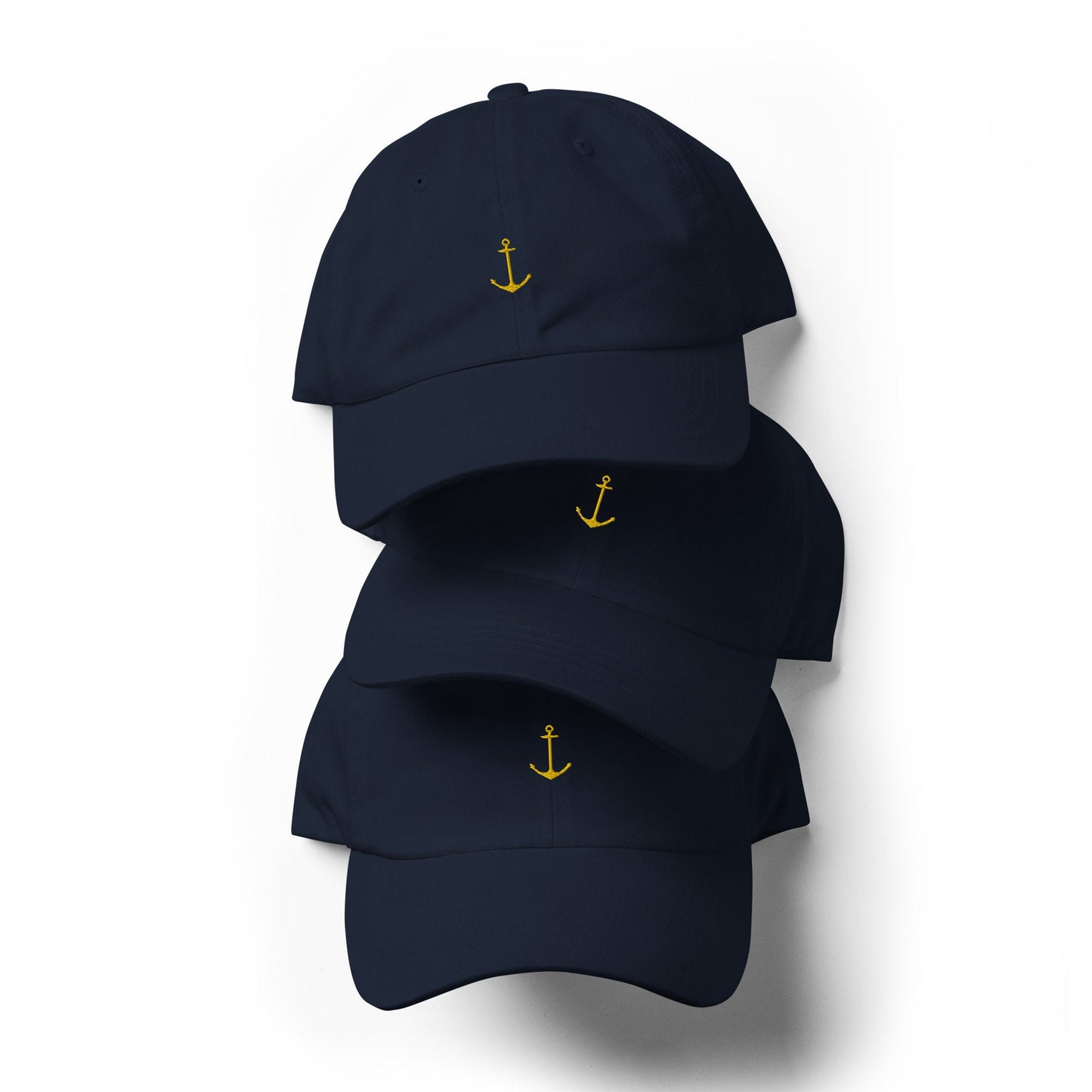 Anchor Hat - Gift for Nautical Sailing Fans - Bachelorette Party Hat - Cotton Embroidered Cap