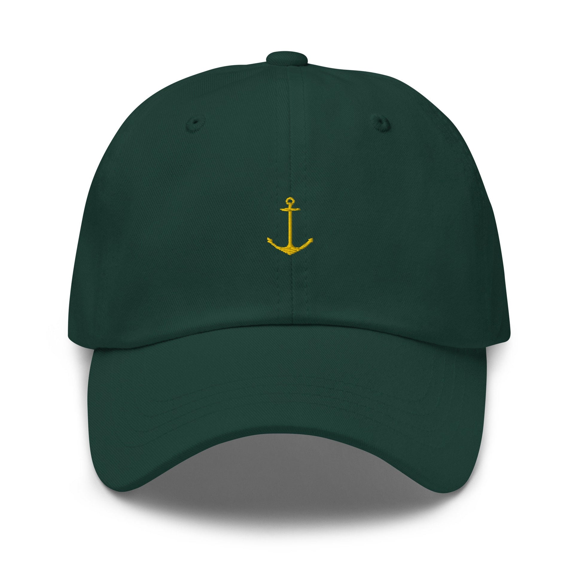 Anchor Hat - Gift for Nautical Sailing Fans - Bachelorette Party Hat - Cotton Embroidered Cap