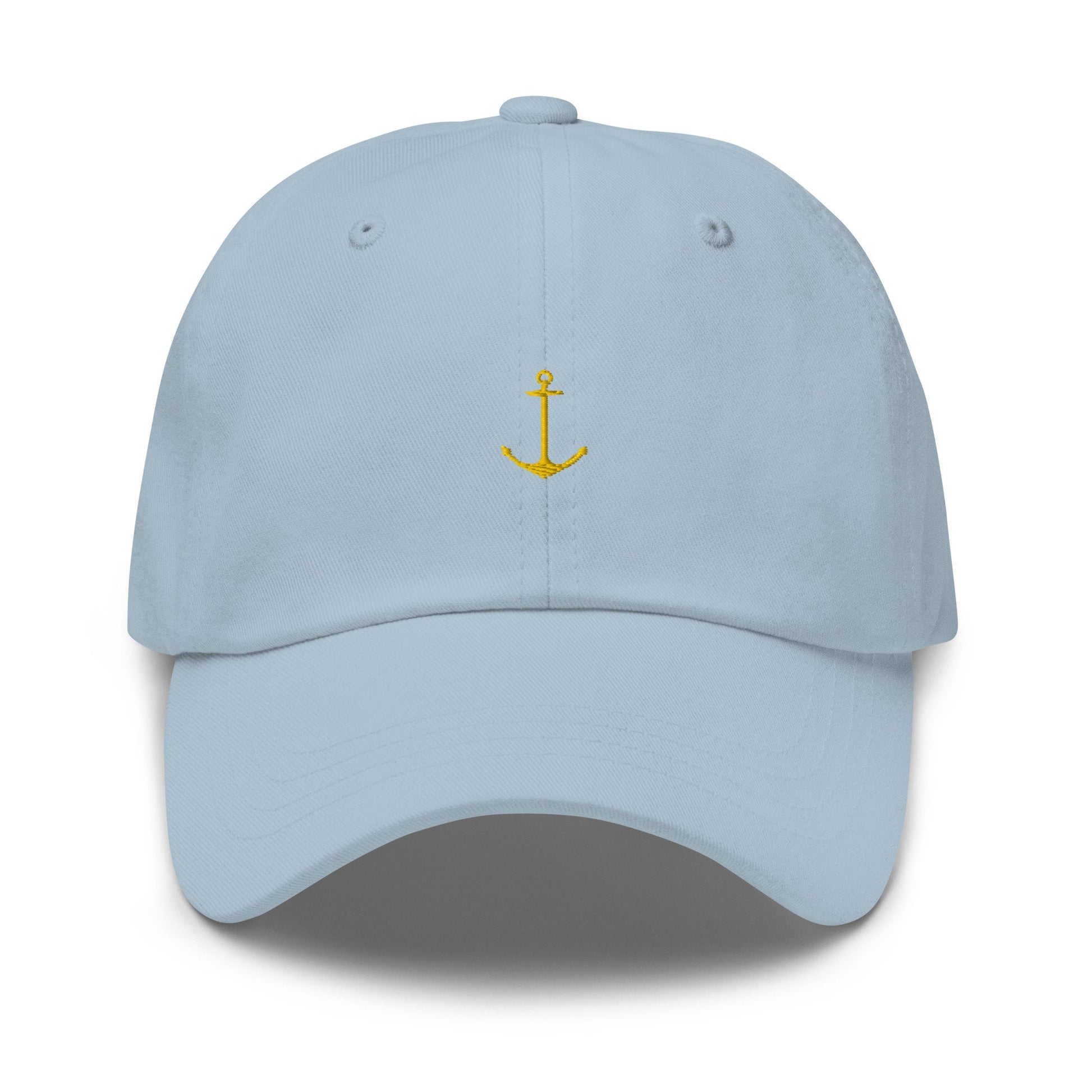 Anchor Hat - Gift for Nautical Sailing Fans - Bachelorette Party Hat - Cotton Embroidered Cap