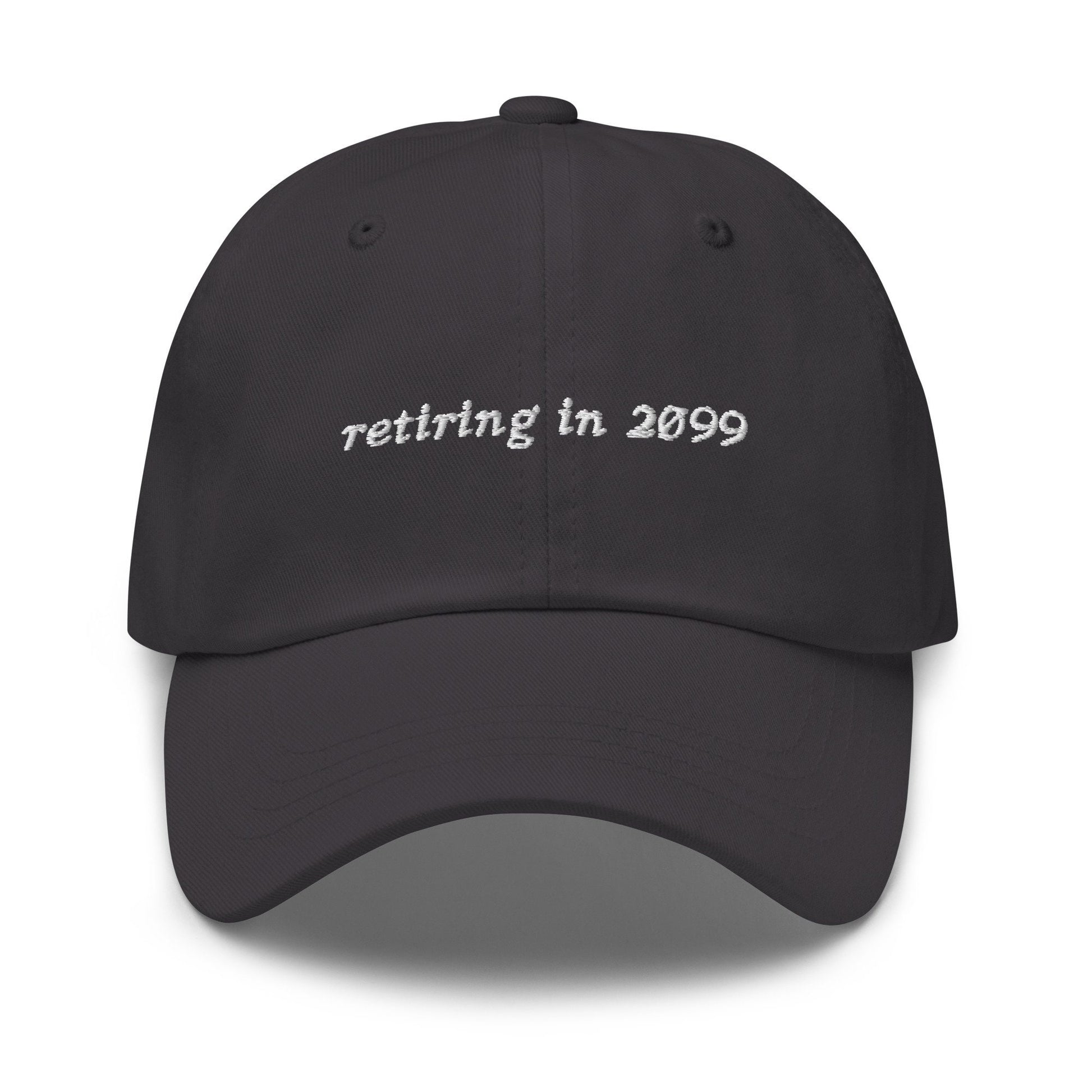 Retirement Hat - Funny Hat for the Economically Challenged Generation - Recession - Inflation - Cotton Embroidered Baseball Cap