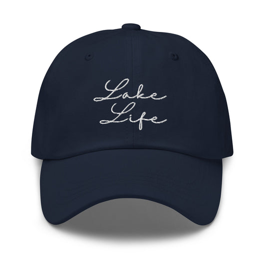 Lake Life Hat - Cottage Essentials - Cotton Embroidered Baseball Cap